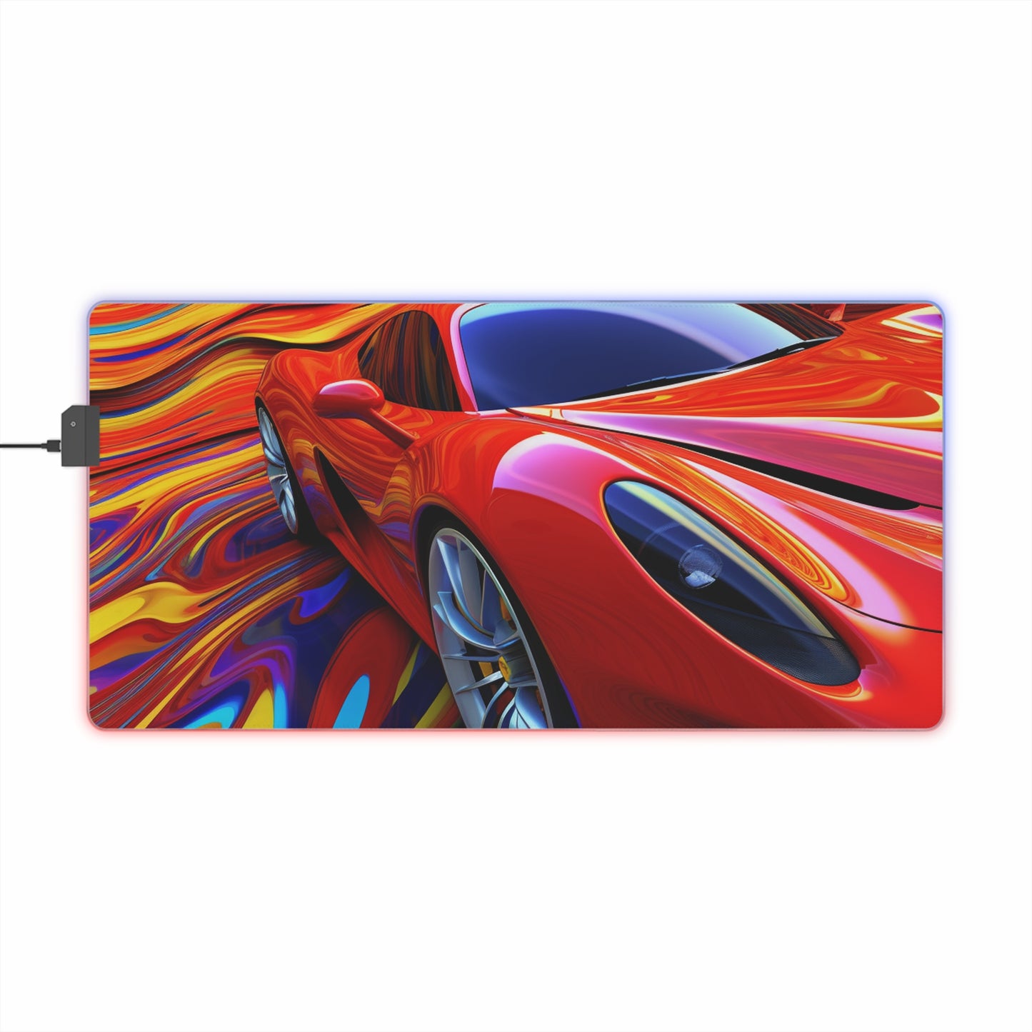 LED Gaming Mouse Pad Ferrari Water Fusion 4