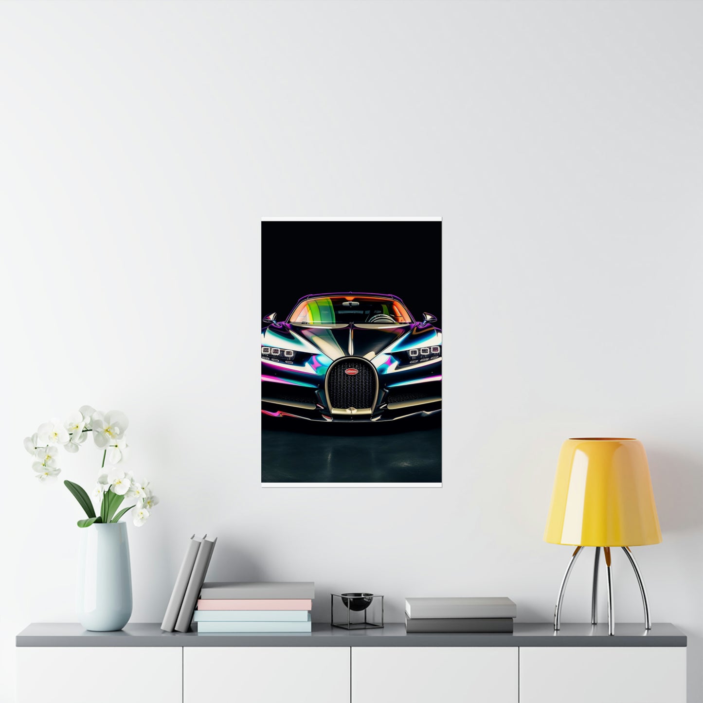 Premium Matte Vertical Posters Hyper Bugatti Chiron 4