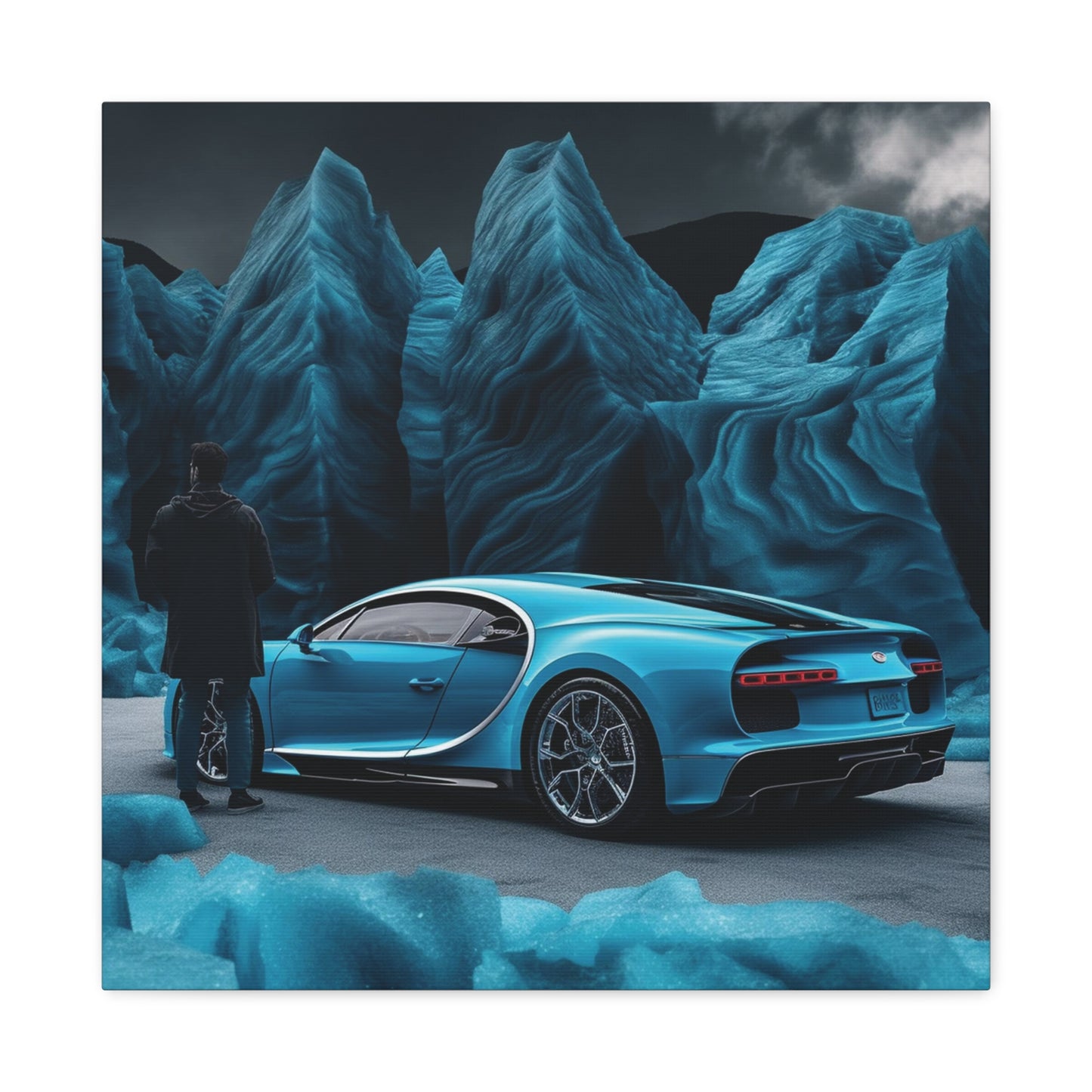 Canvas Gallery Wraps Bugatti Real Look 3