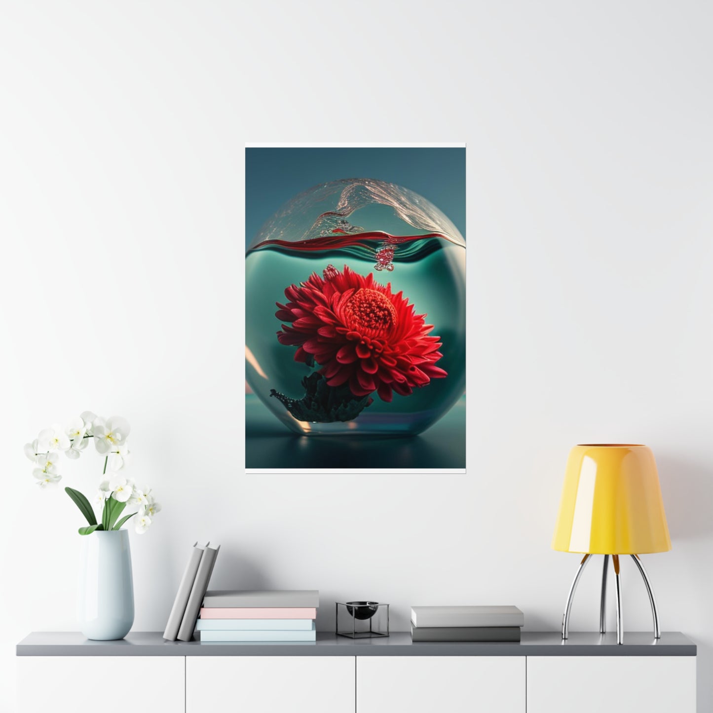 Premium Matte Vertical Posters Chrysanthemum 4