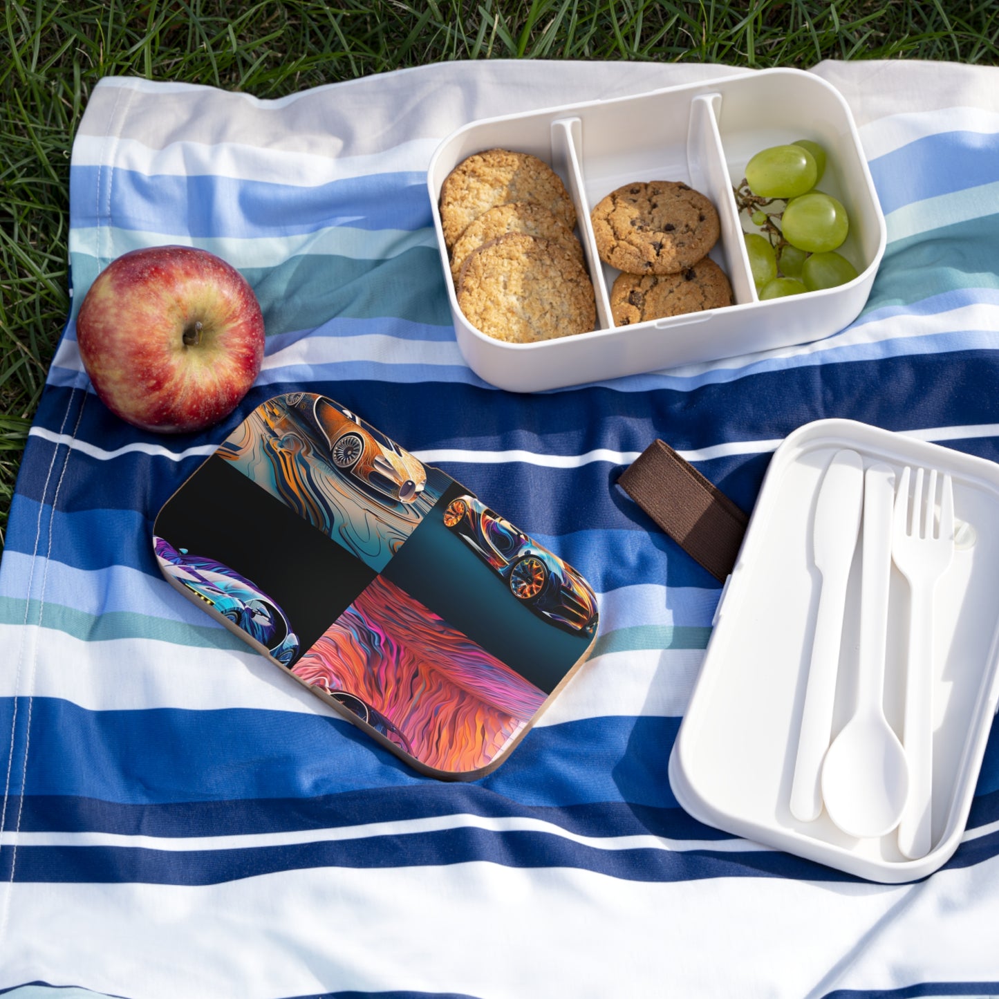 Bento Lunch Box Bugatti Abstract Flair 5