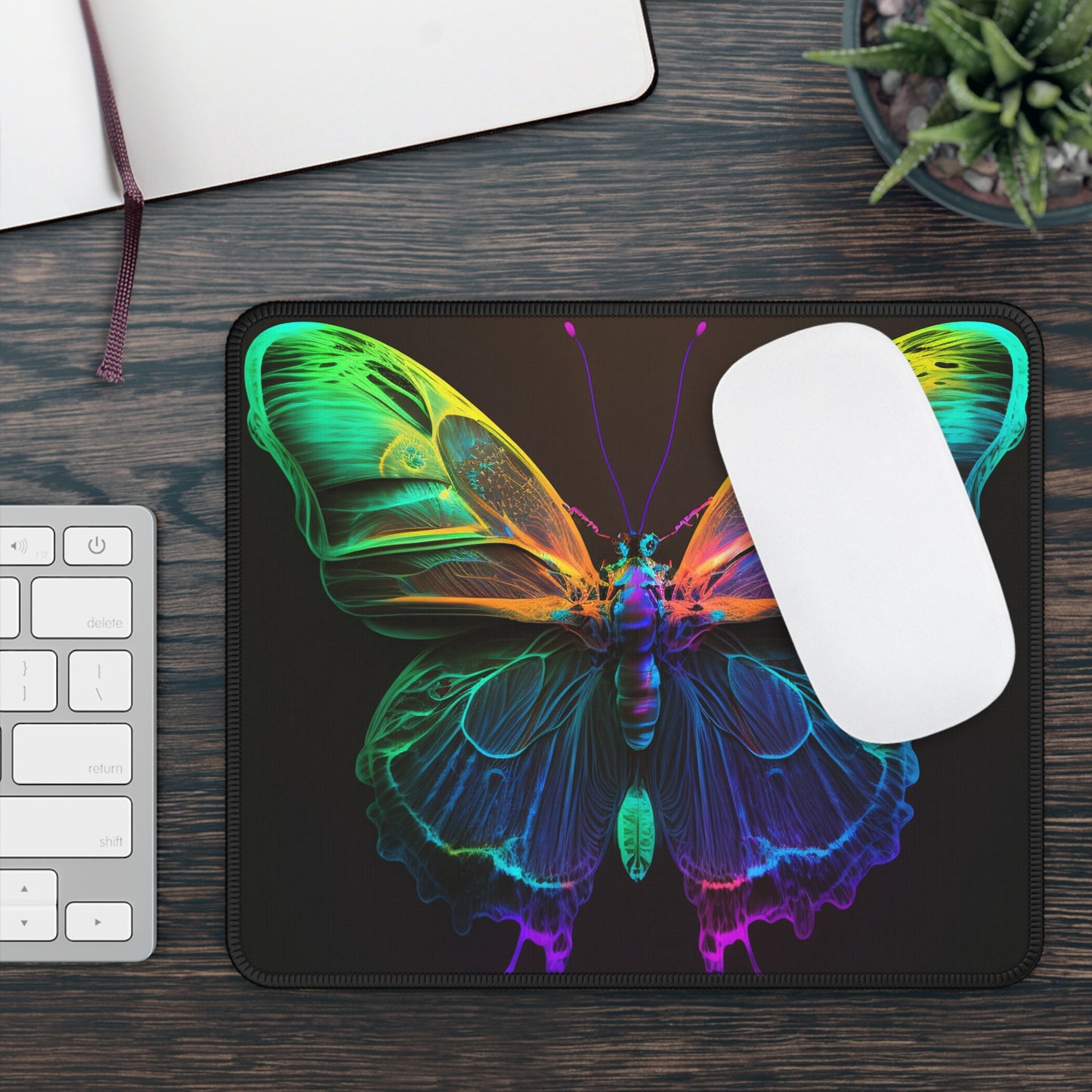 Gaming Mouse Pad  Raw Hyper Color Butterfly 3