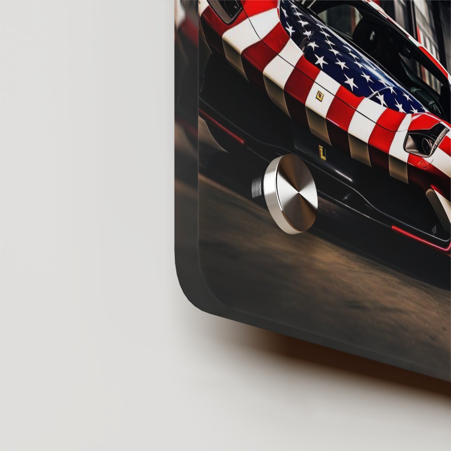 Acrylic Wall Art Panels American Flag Farrari 5