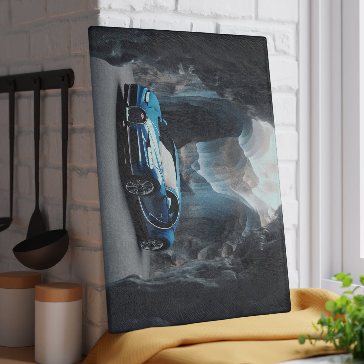 Glass Cutting Board Bugatti Real Look 2