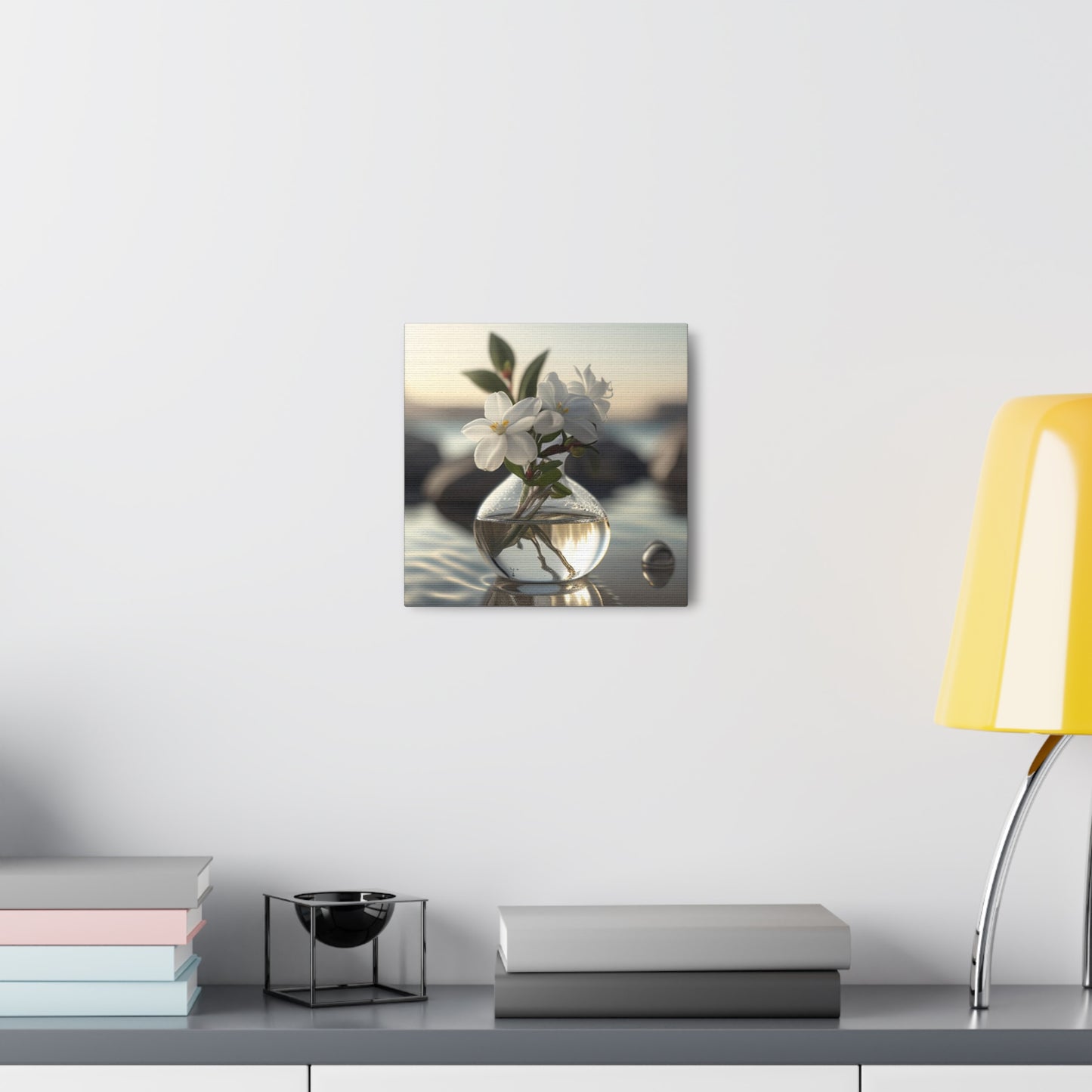 Canvas Gallery Wraps Jasmine glass vase 1