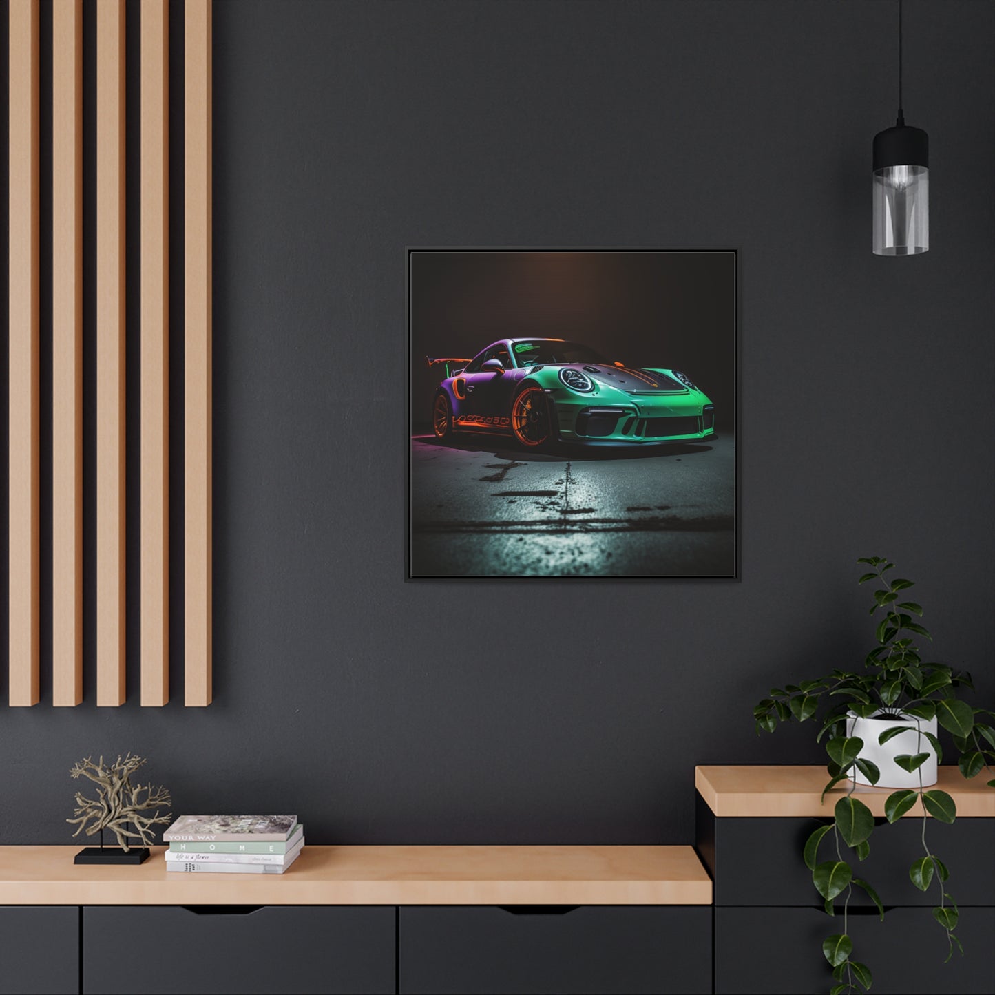 Gallery Canvas Wraps, Square Frame Porsche Color 4