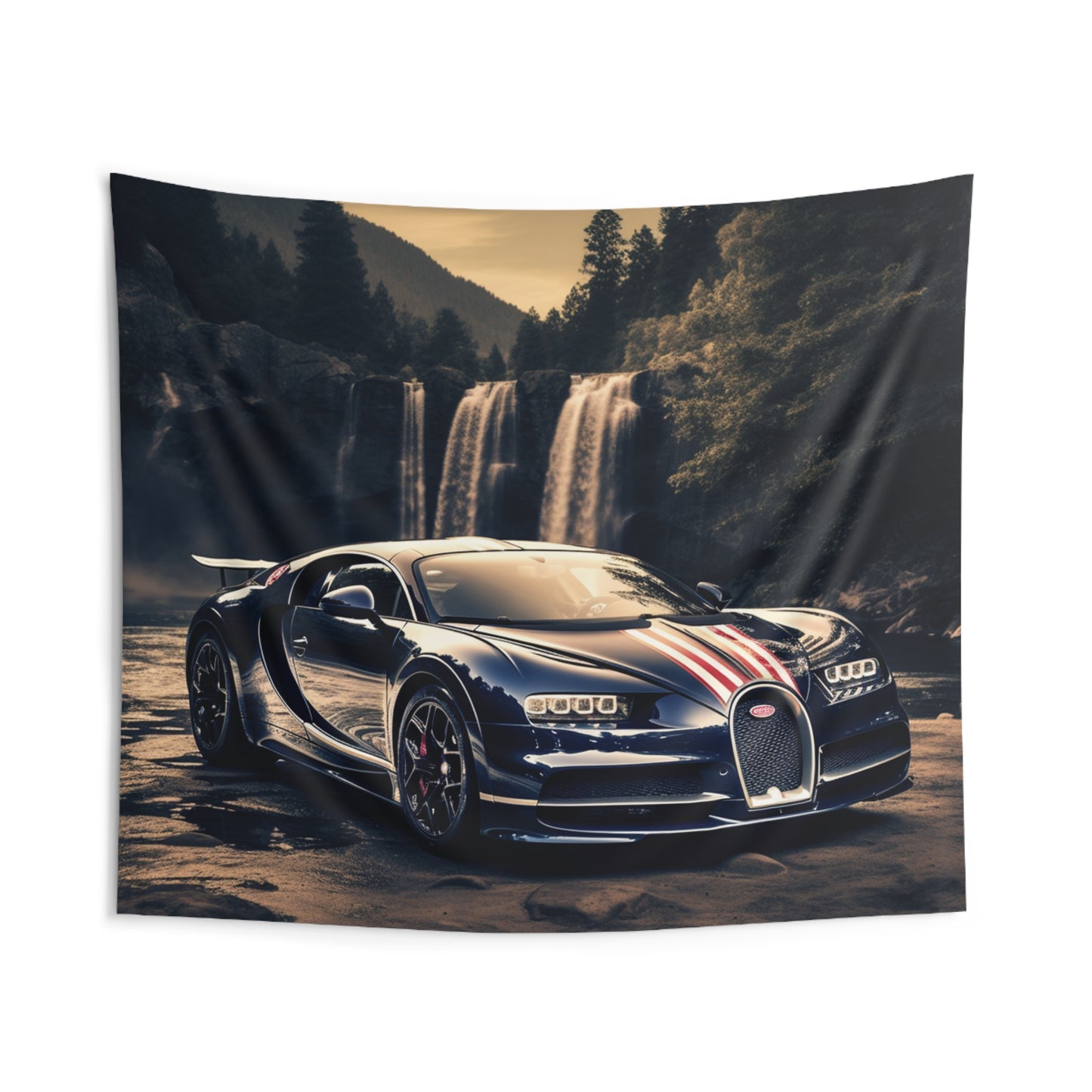 Indoor Wall Tapestries Bugatti Waterfall 2