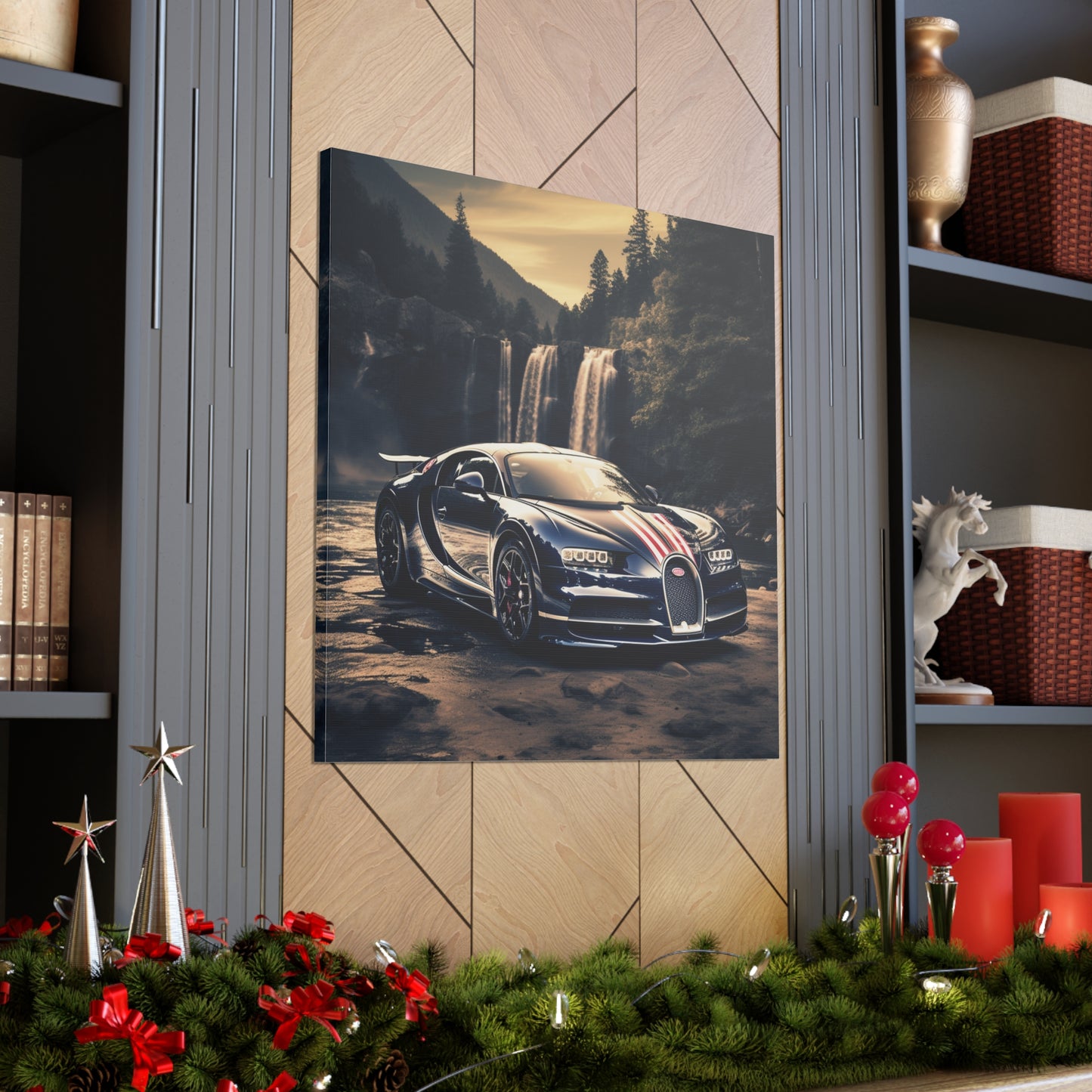 Canvas Gallery Wraps Bugatti Waterfall 2