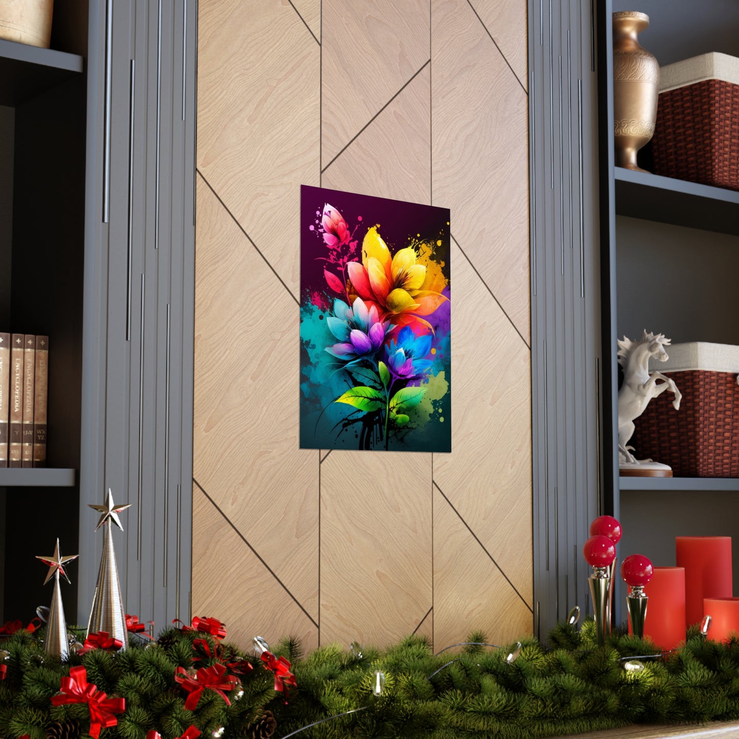 Premium Matte Vertical Posters Bright Spring Flowers 3