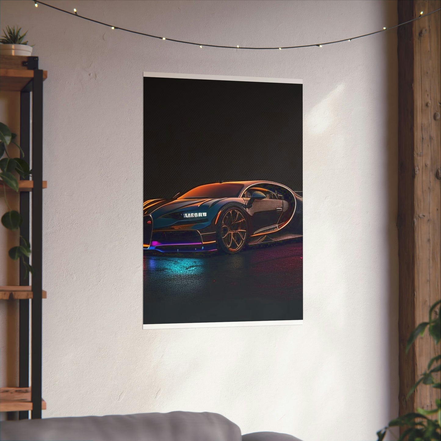 Premium Matte Vertical Posters Bugatti Chiron Super 4