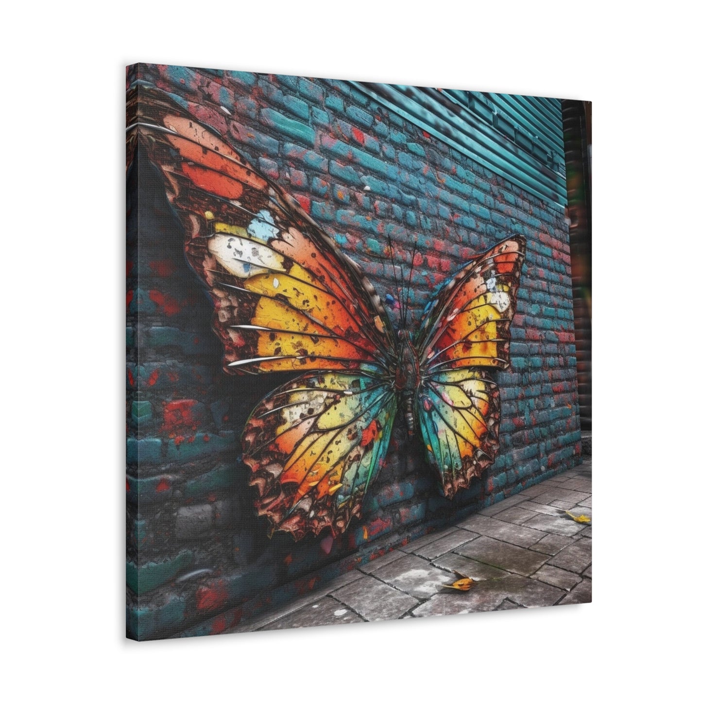 Canvas Gallery Wraps Liquid Street Butterfly 2