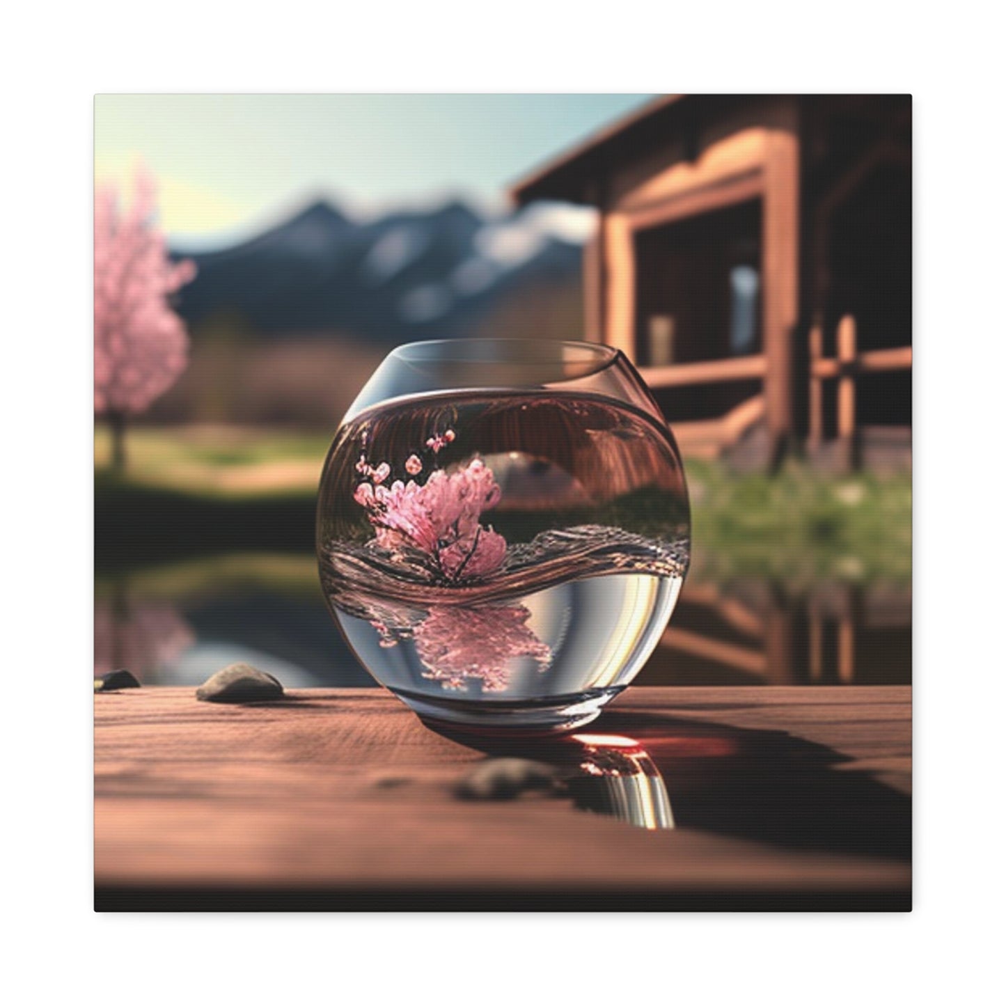 Canvas Gallery Wraps Cherry Blossom 4