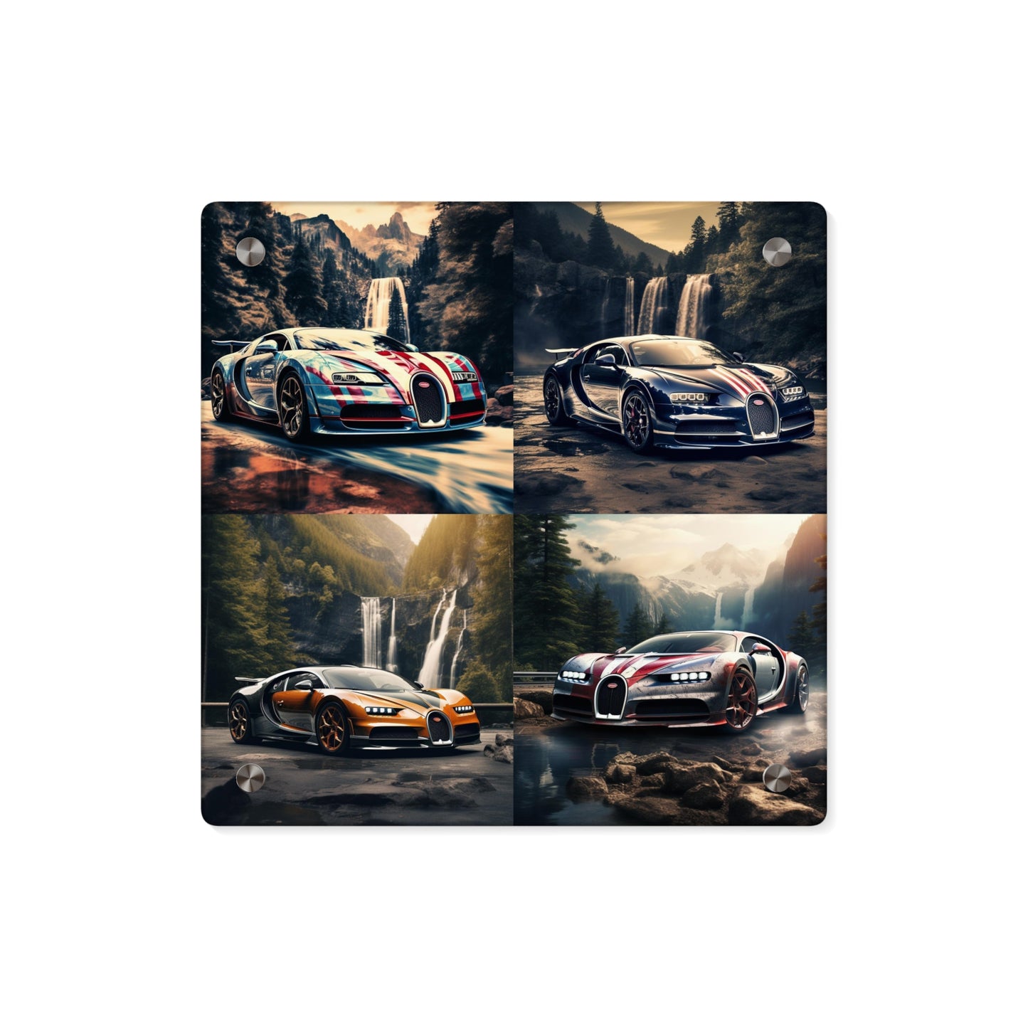 Acrylic Wall Art Panels Bugatti Waterfall 5