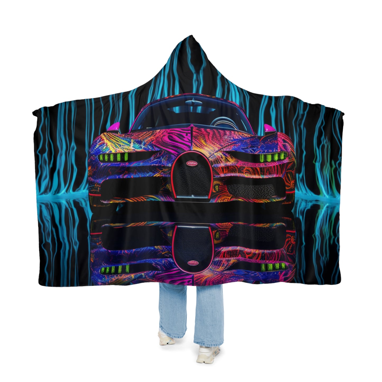 Snuggle Hooded Blanket Bugatti Water 3