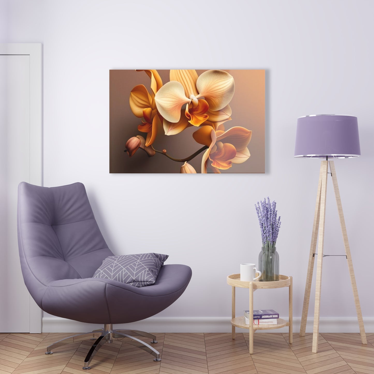 Acrylic Prints orchid pedals 2