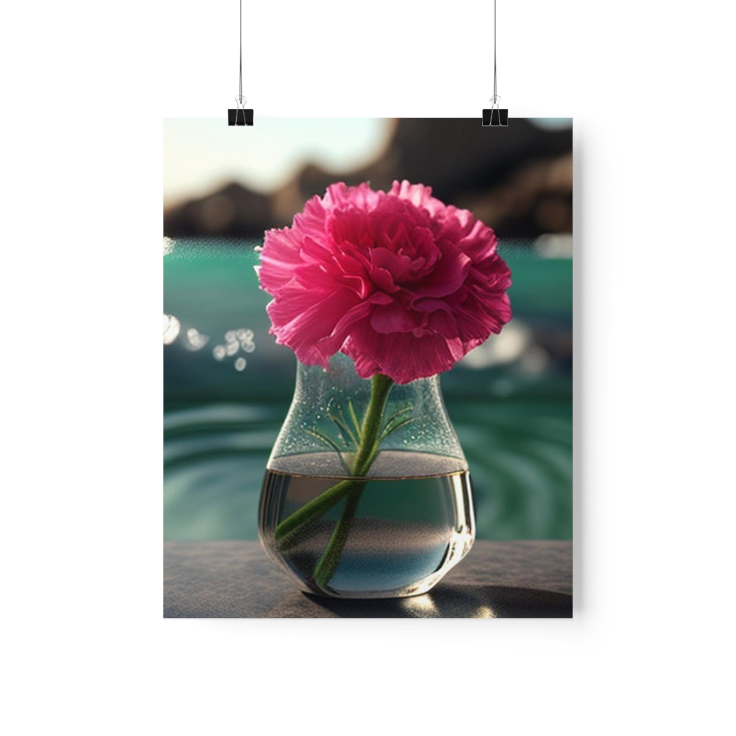 Premium Matte Vertical Posters Carnation 4