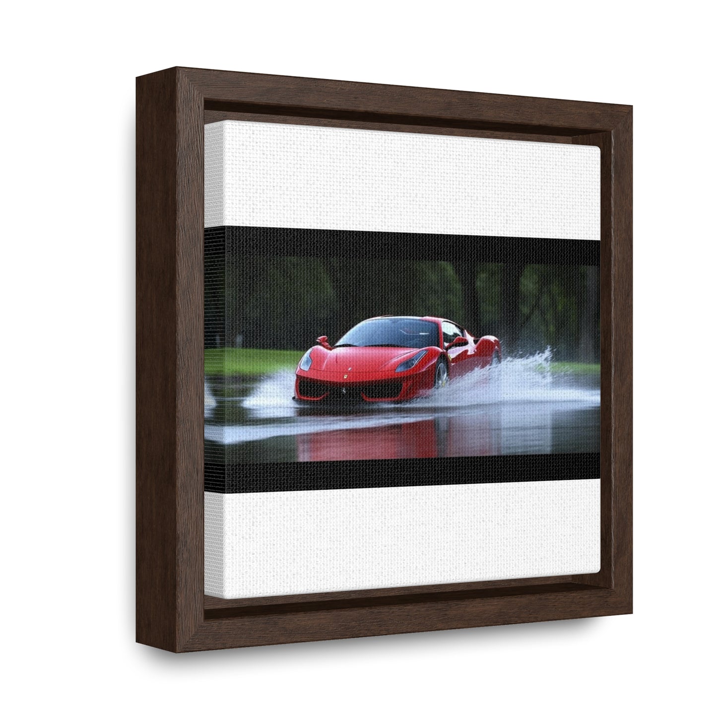 Gallery Canvas Wraps, Square Frame Water Ferrari Splash 2