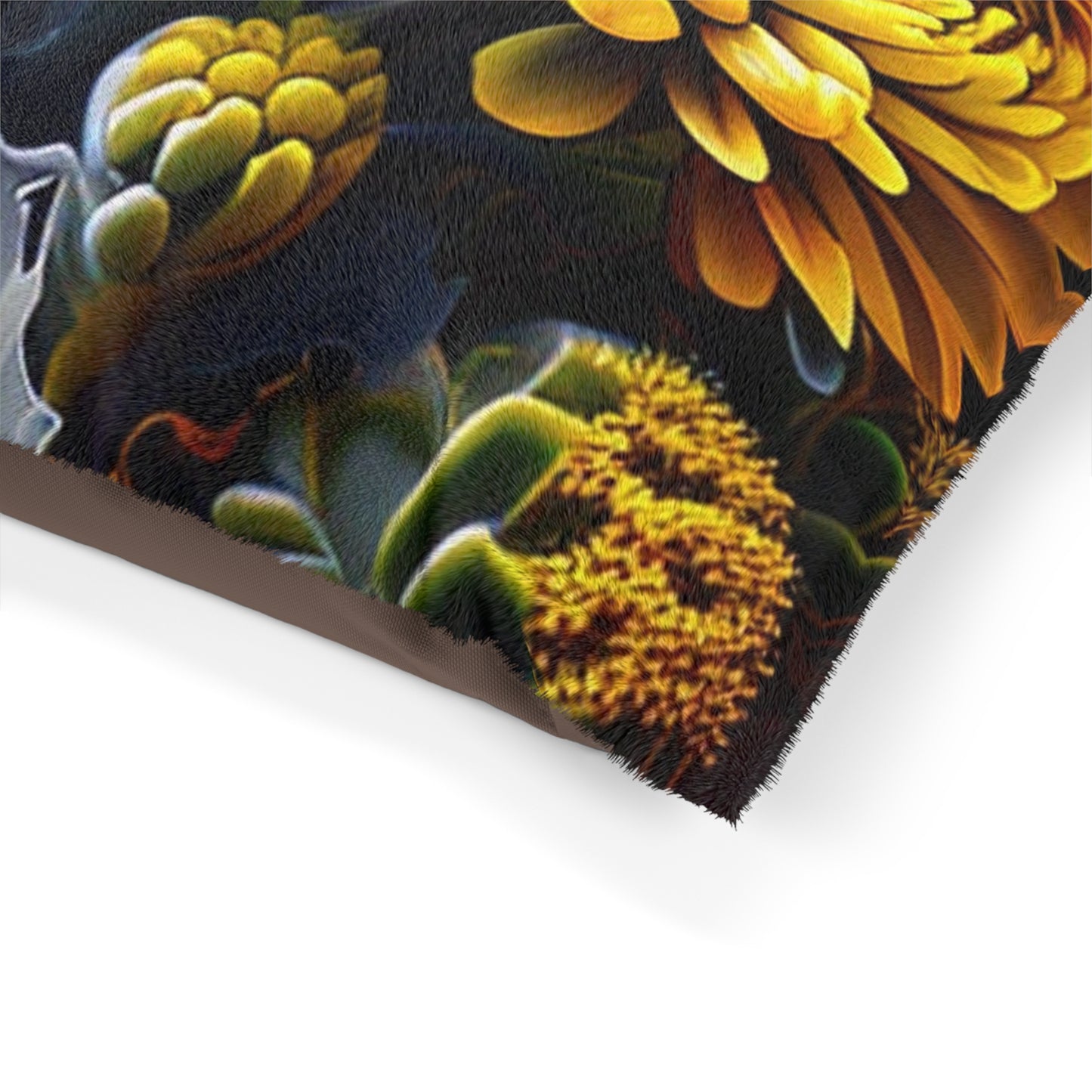 Pet Bed Yellow Hermosas Flores Amarillas 1