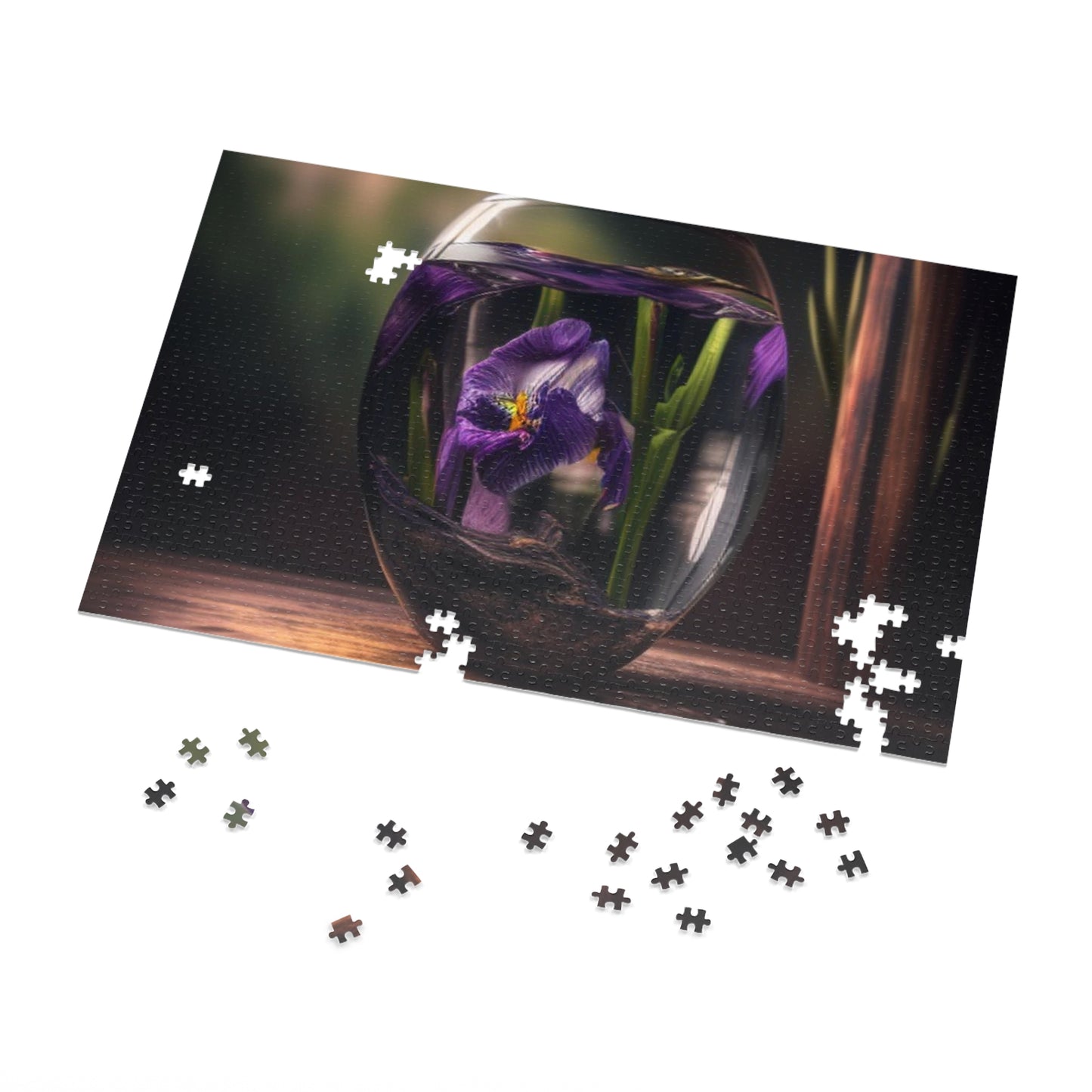 Jigsaw Puzzle (30, 110, 252, 500,1000-Piece) Purple Iris in a vase 4