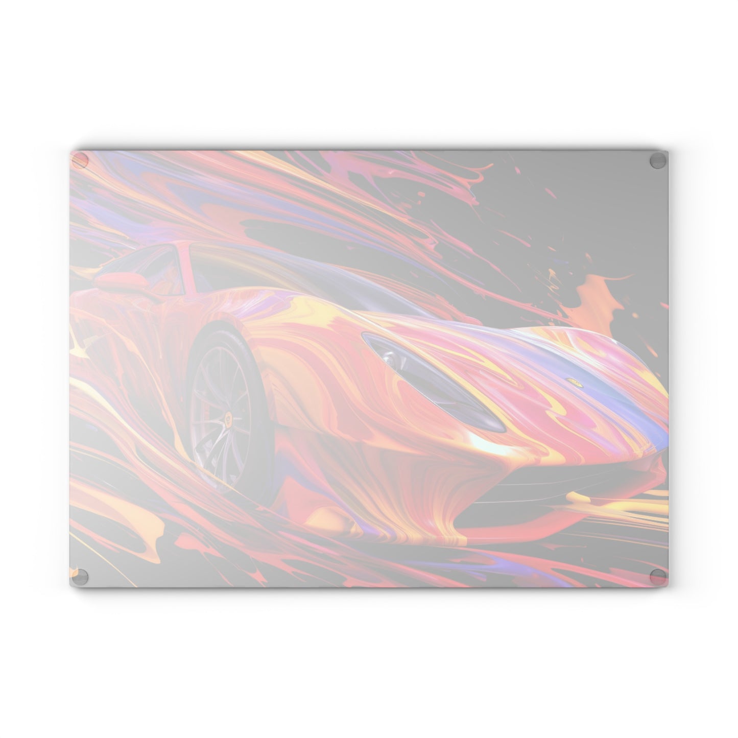 Glass Cutting Board Ferrari Water Fusion 2