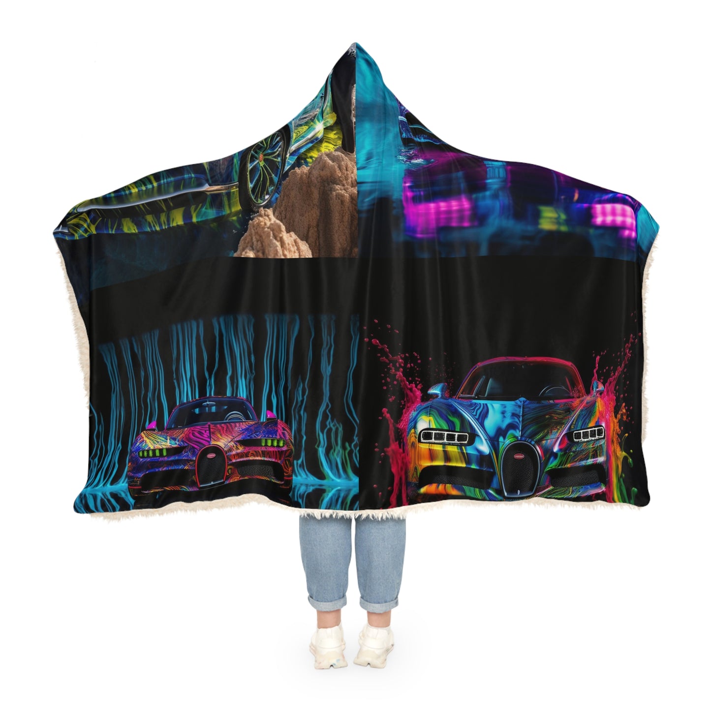 Snuggle Hooded Blanket Bugatti Water 5