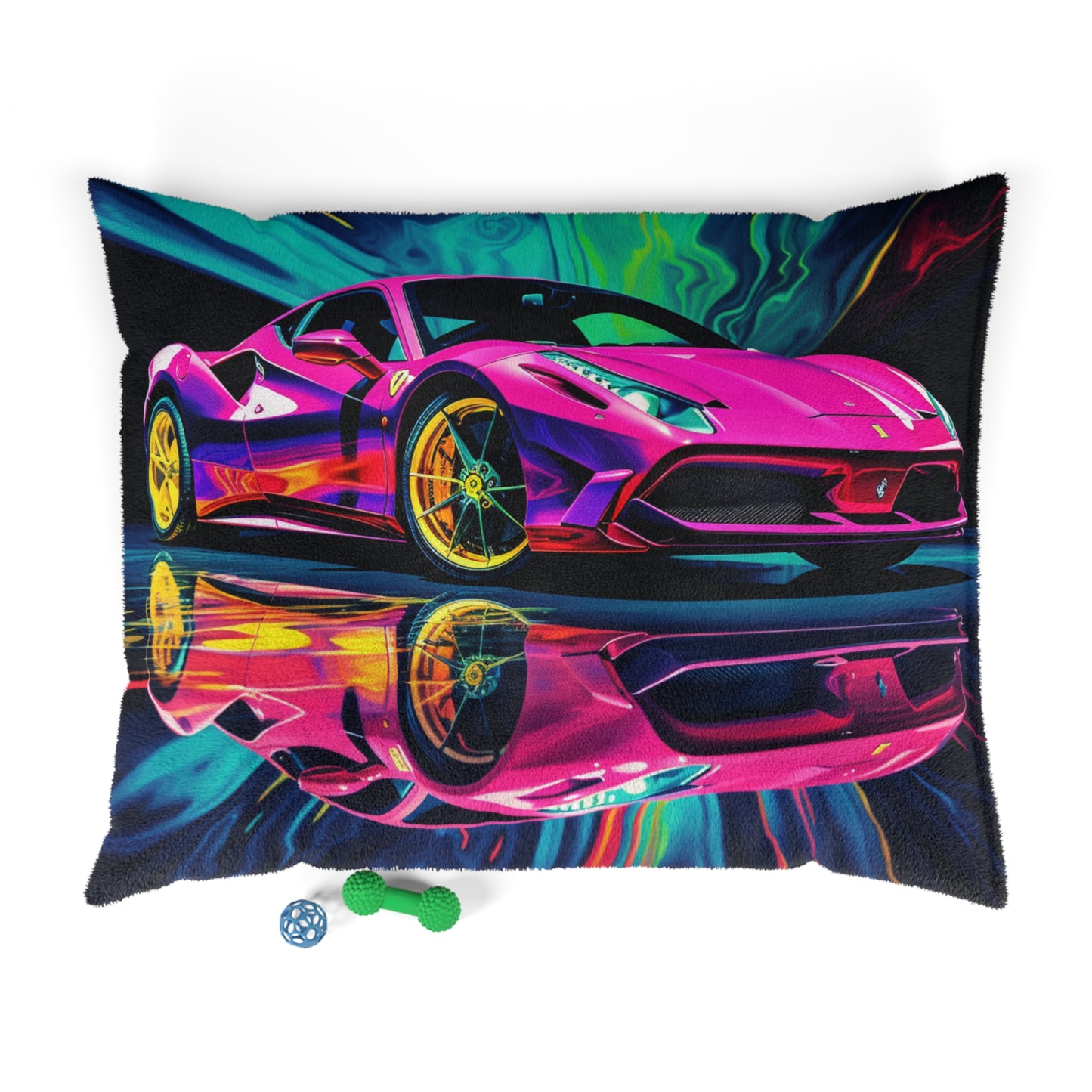 Pet Bed Pink Ferrari Macro 4