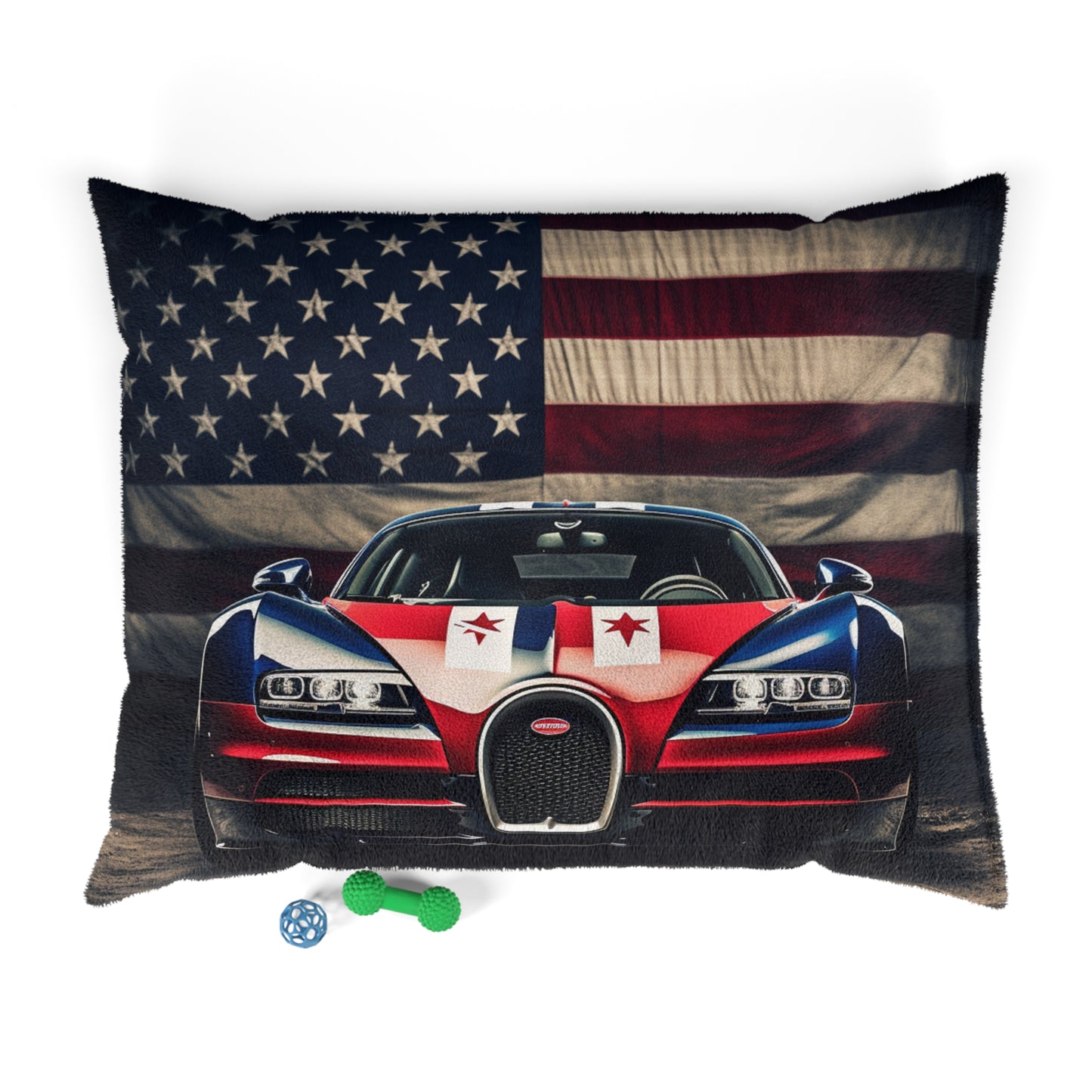 Pet Bed Bugatti American Flag 3