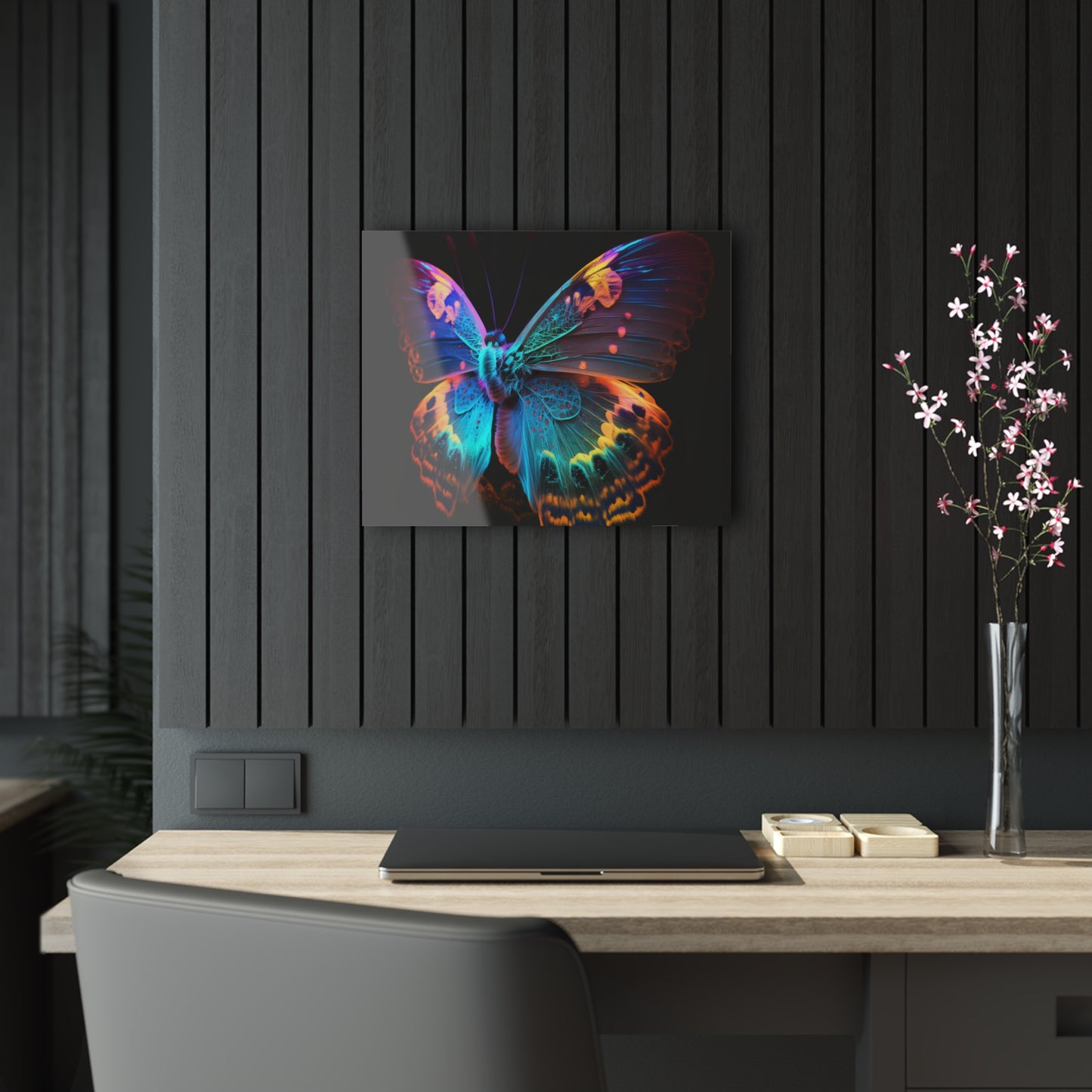 Acrylic Prints Raw Hyper Color Butterfly 4