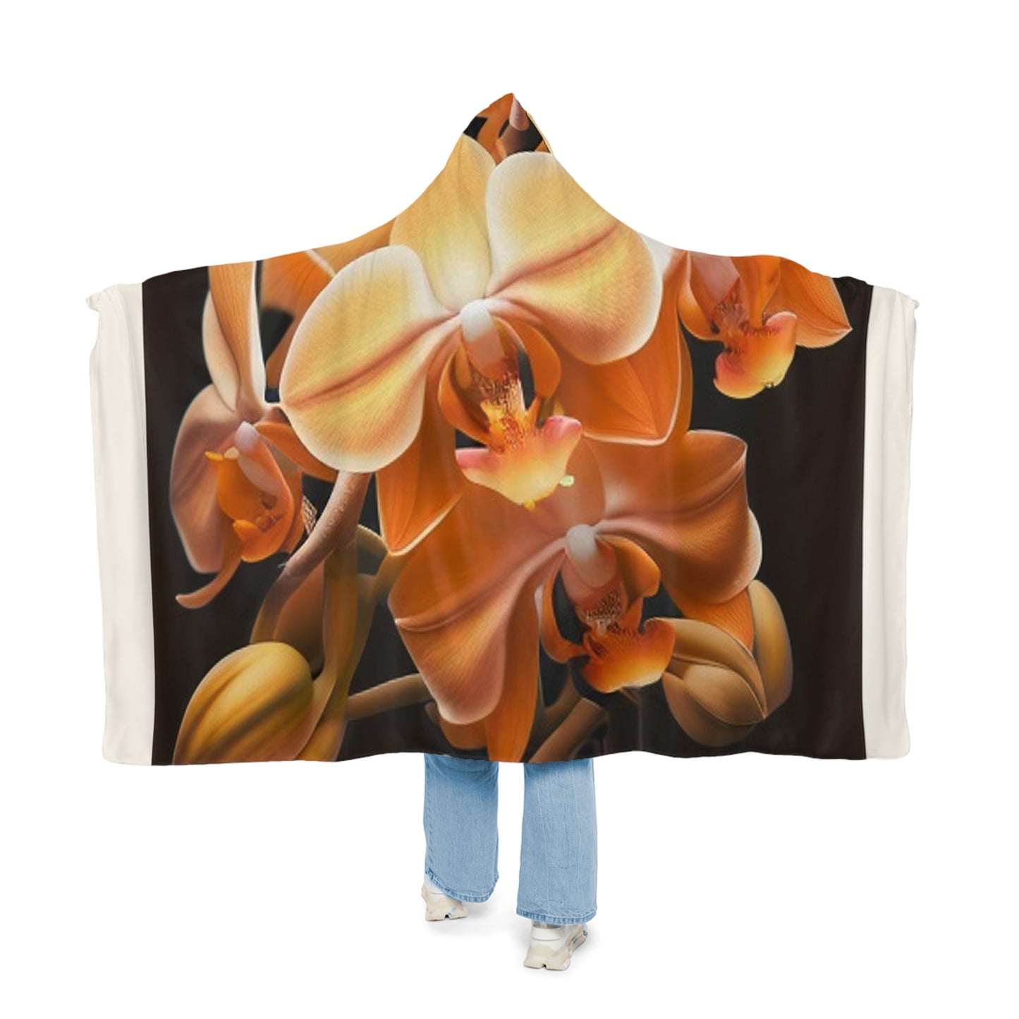 Snuggle Hooded Blanket orchid pedals 1