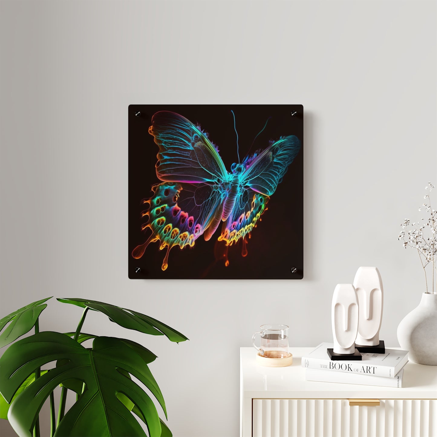 Acrylic Wall Art Panels Thermal Butterfly 2