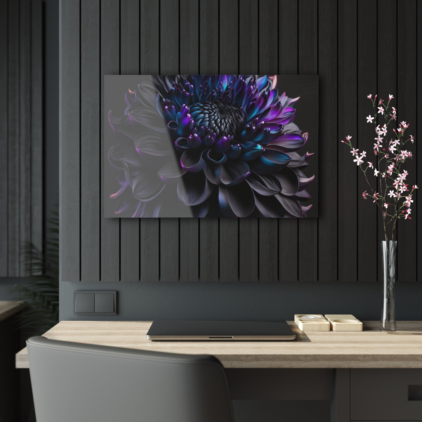 Acrylic Prints Dahlia Purple 2