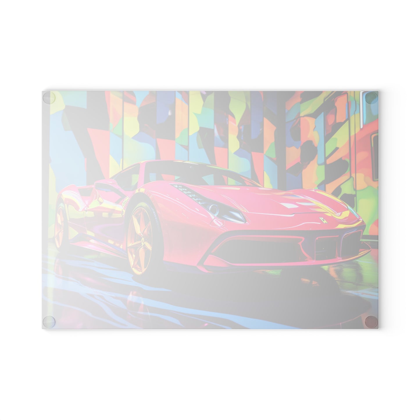 Glass Cutting Board Ferrari Flair Macro 1