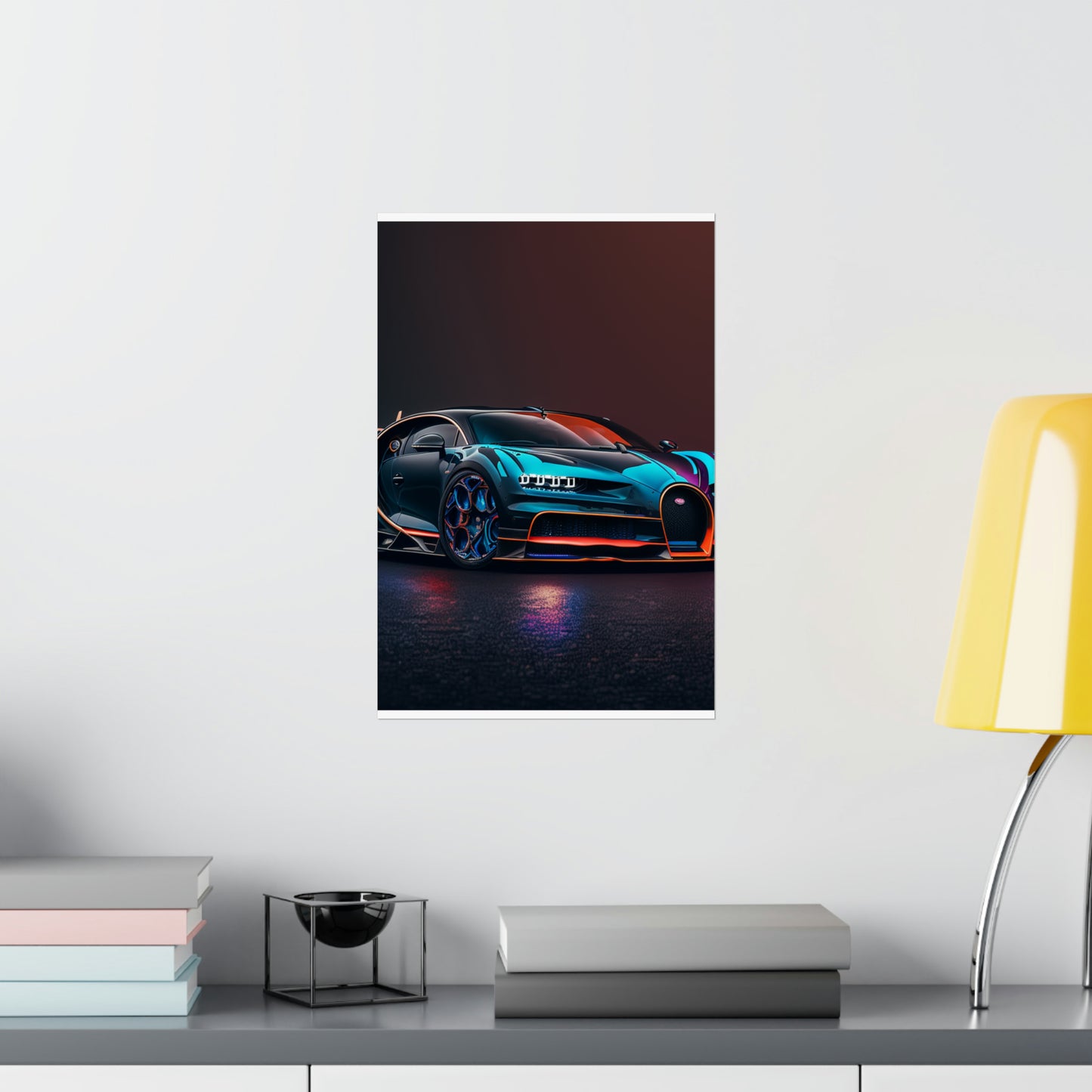 Premium Matte Vertical Posters Bugatti Chiron Super 1