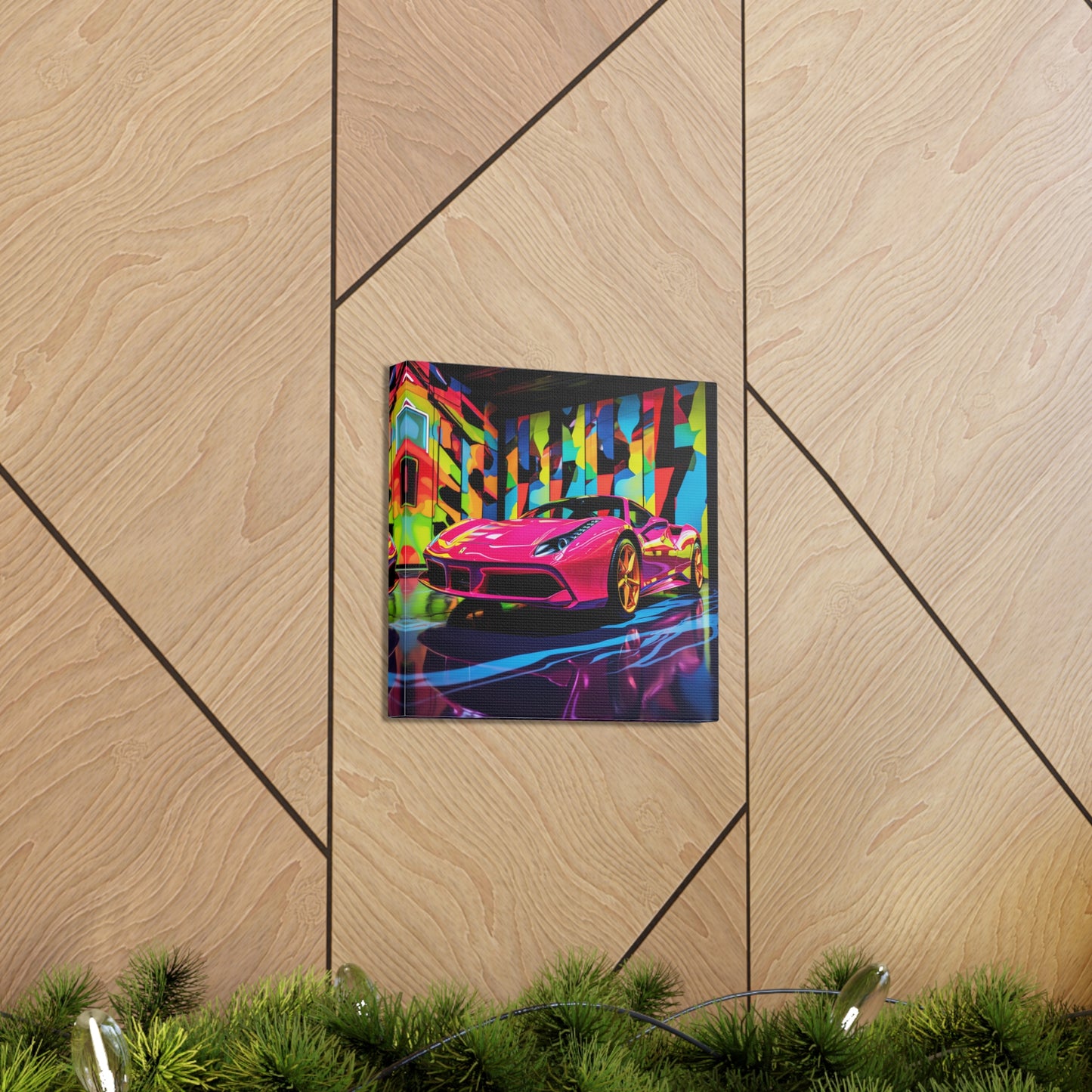 Canvas Gallery Wraps Ferrari Flair Macro 1