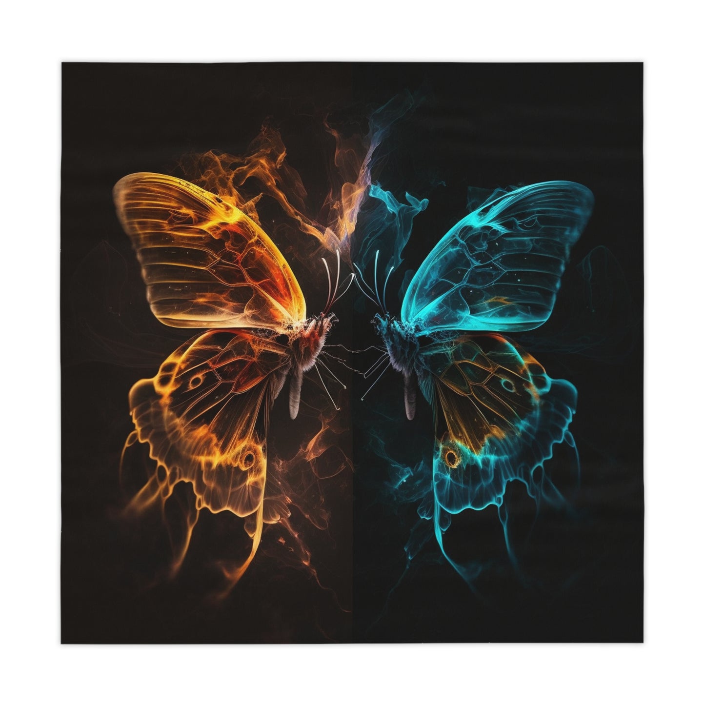Tablecloth Kiss Neon Butterfly 6