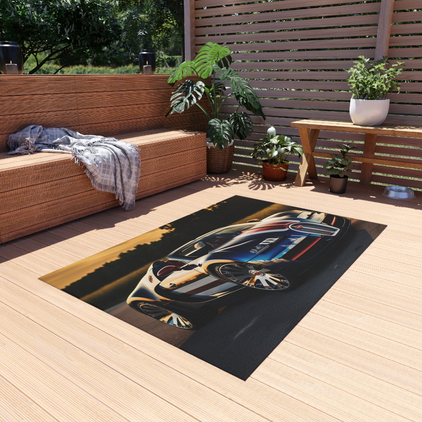 Outdoor Rug  Bugatti Flag American 3