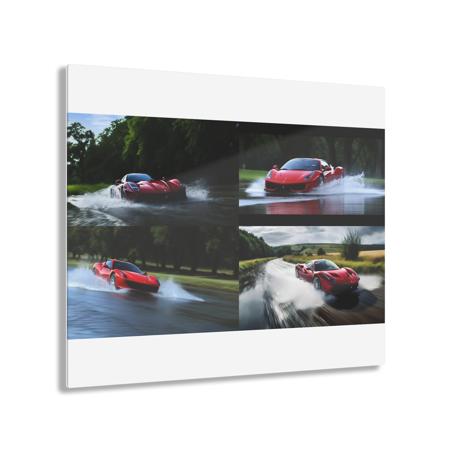 Acrylic Prints Water Ferrari Splash 5