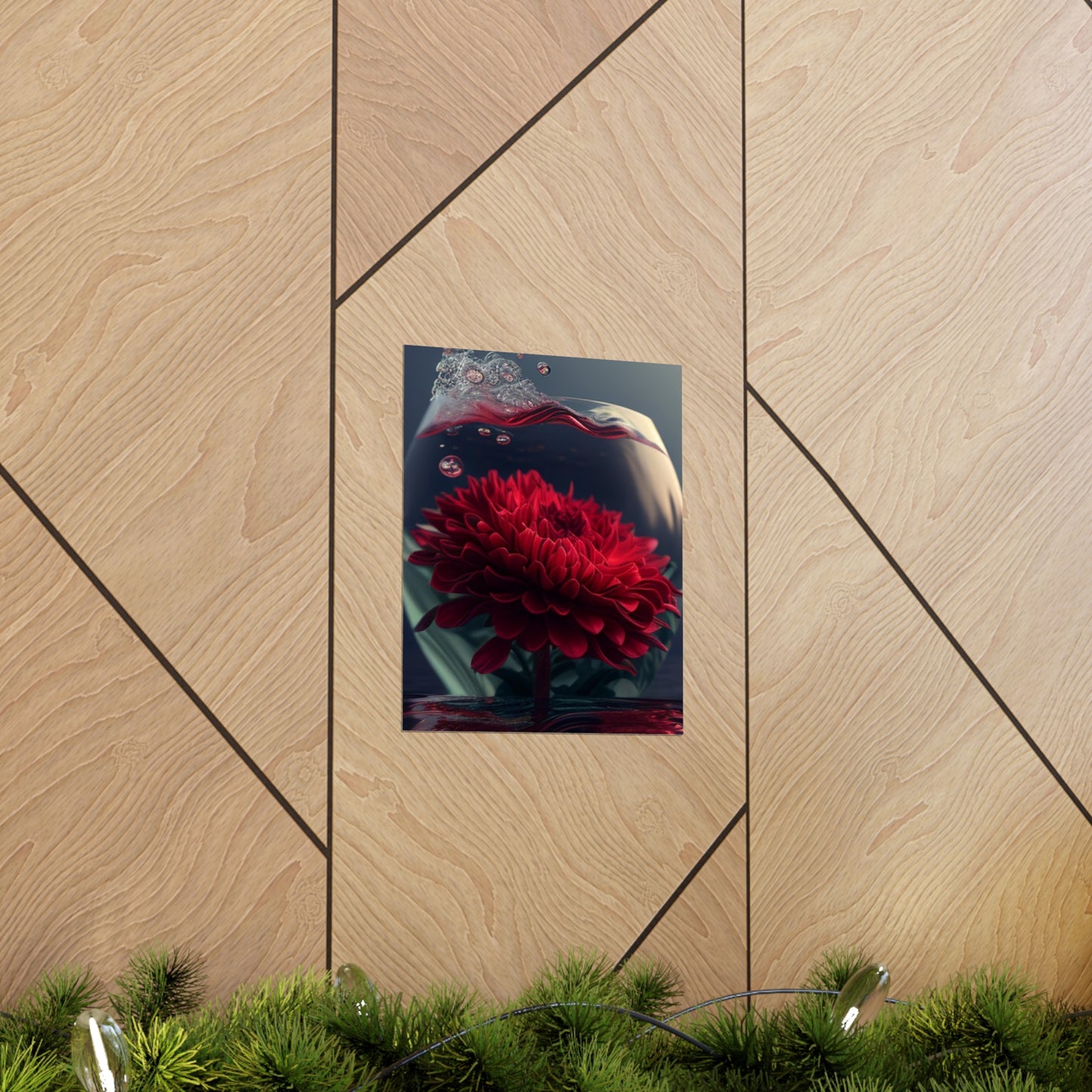 Premium Matte Vertical Posters Chrysanthemum 1