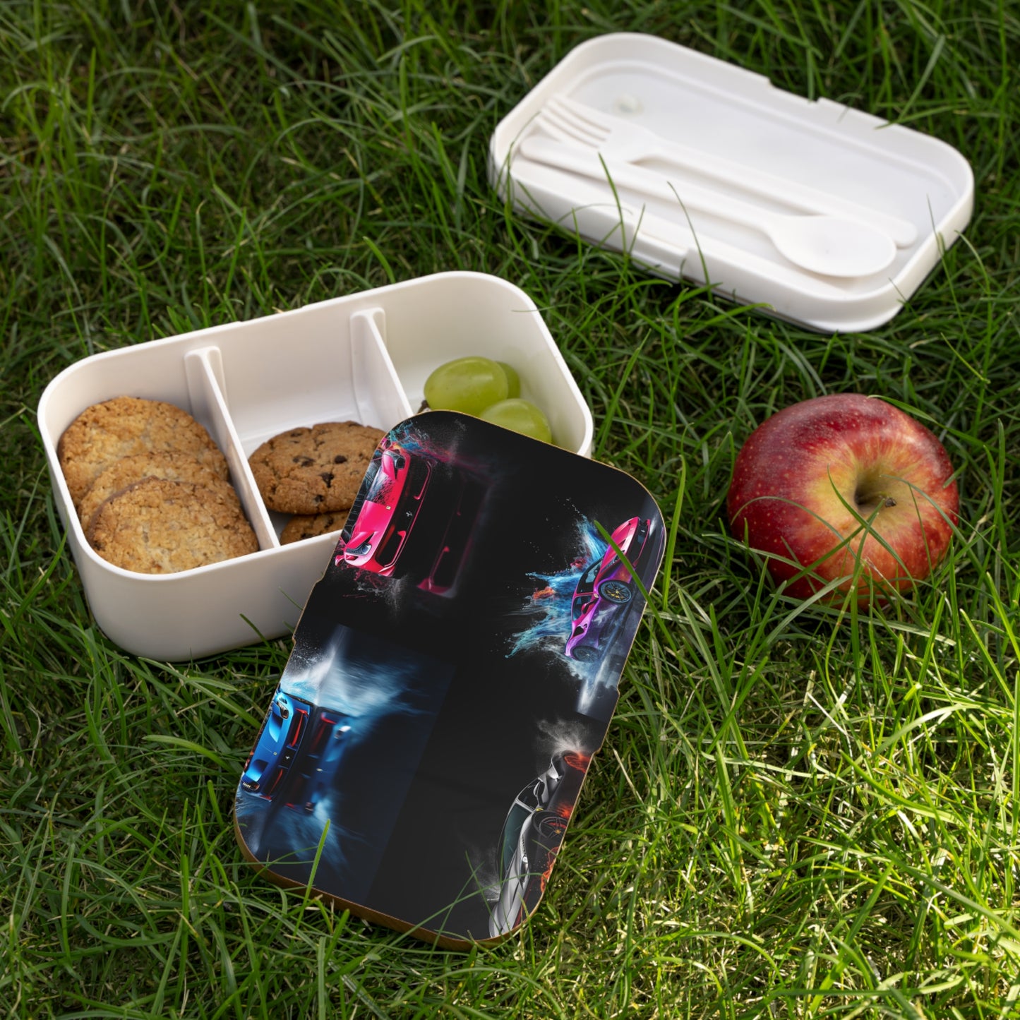 Bento Lunch Box Ferrari Water Splash 5