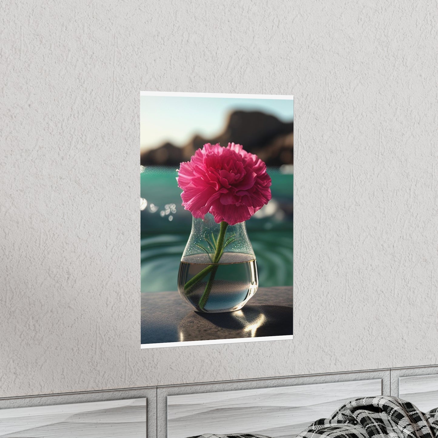 Premium Matte Vertical Posters Carnation 4