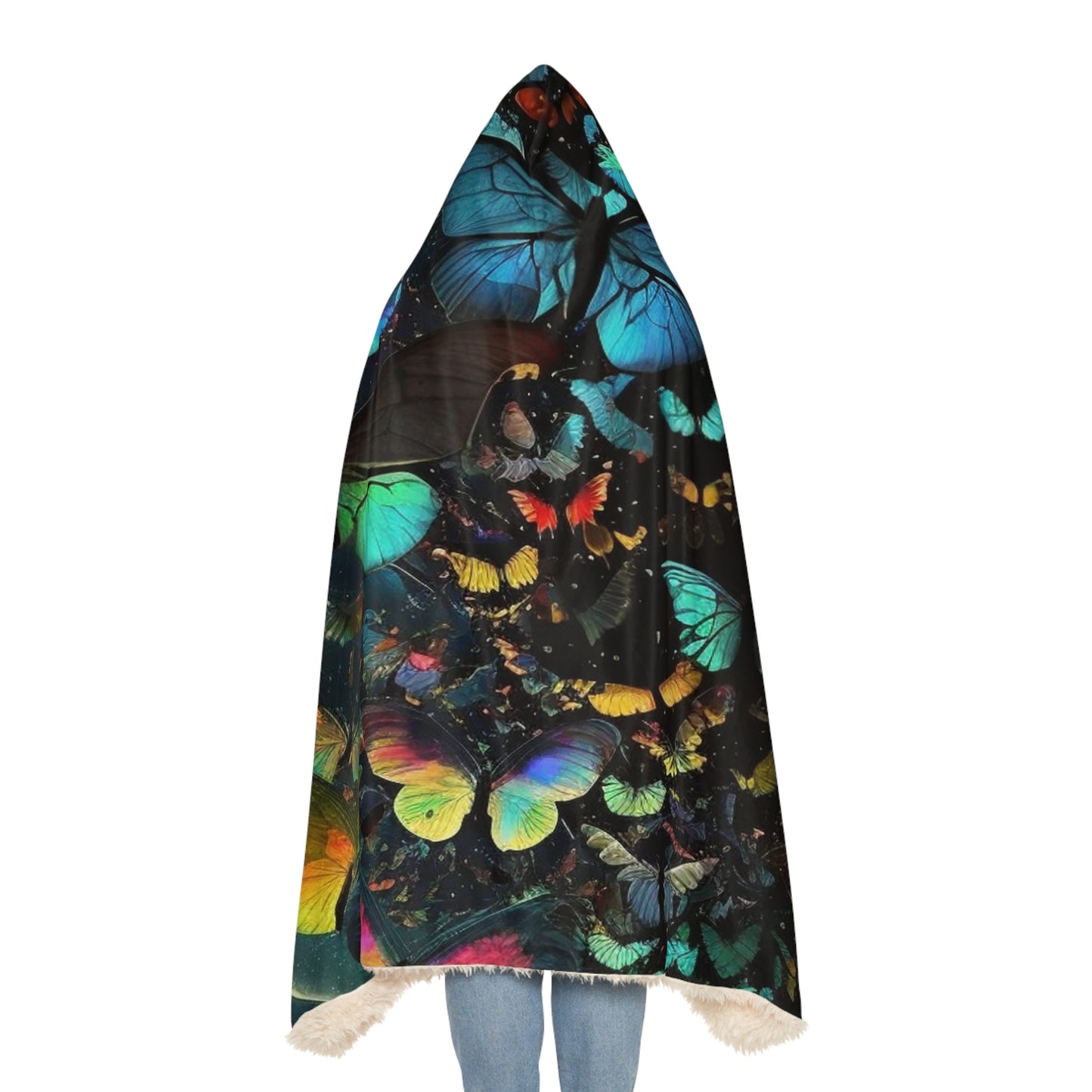 Snuggle Hooded Blanket Moon Butterfly 4