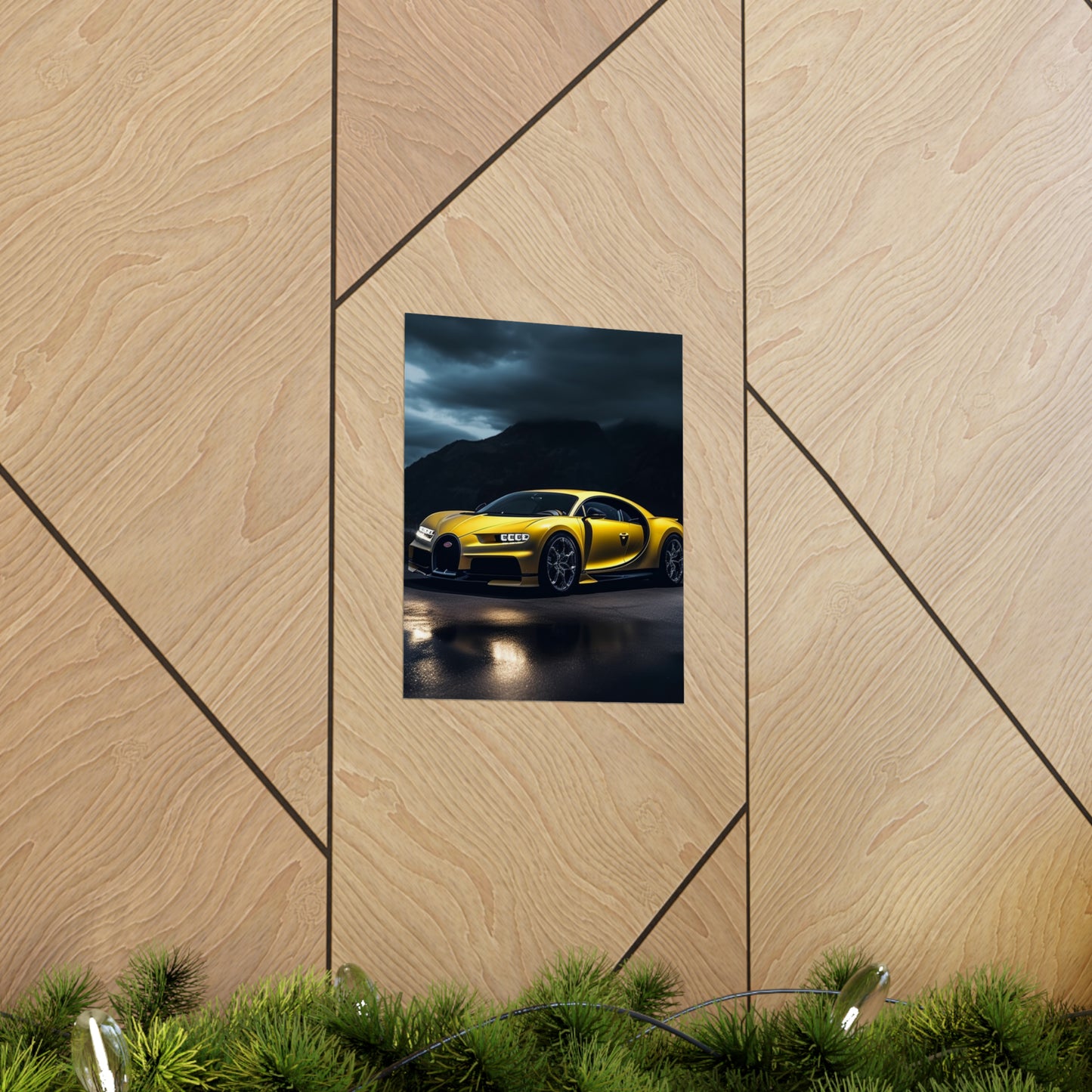 Premium Matte Vertical Posters Bugatti Real Look 4