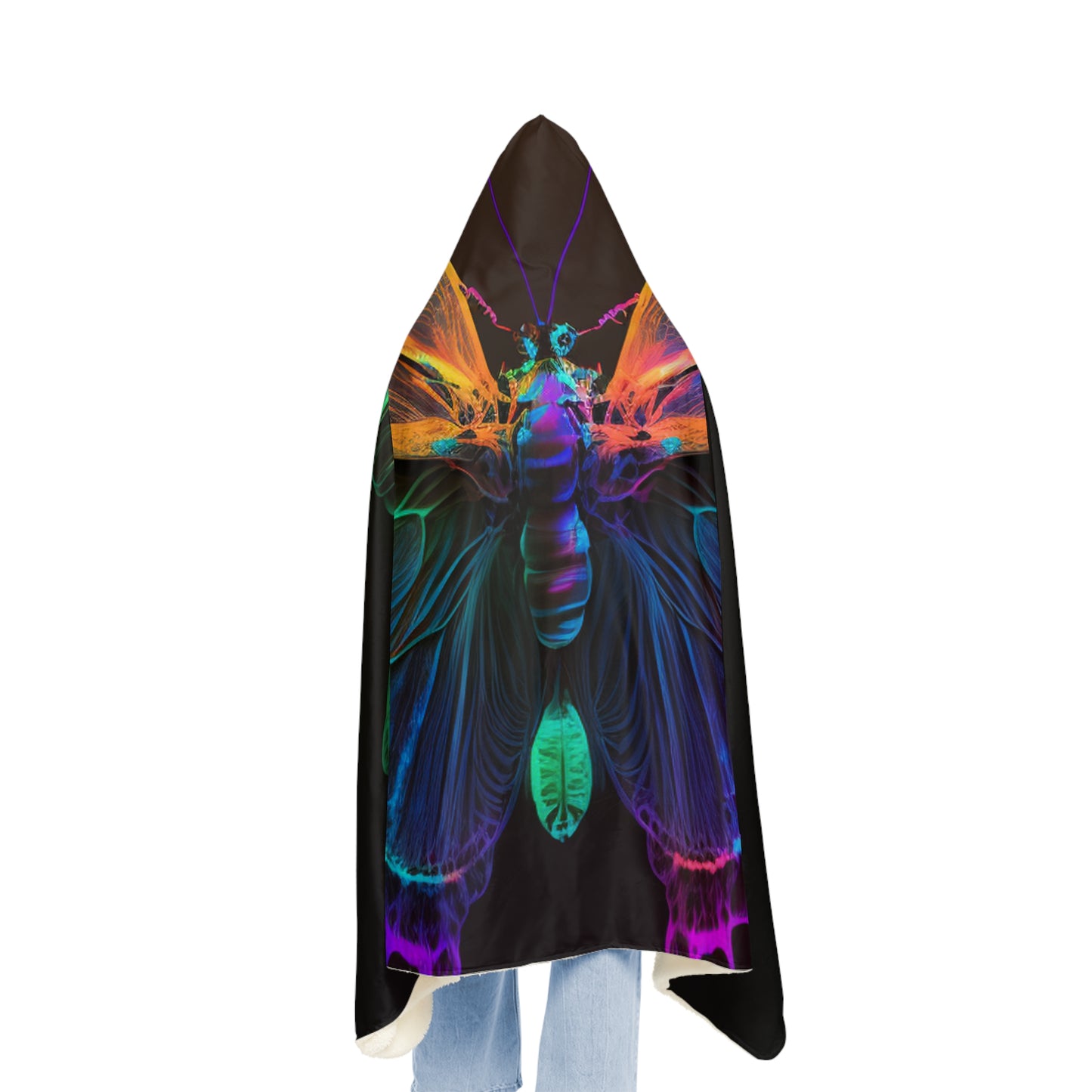 Snuggle Hooded Blanket Raw Hyper Color Butterfly 3