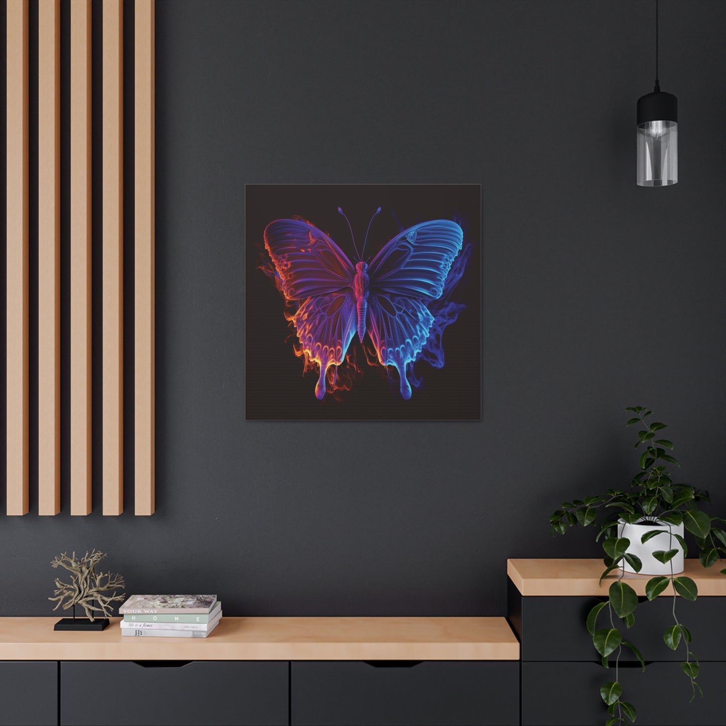 Canvas Gallery Wraps Thermal Butterfly 1