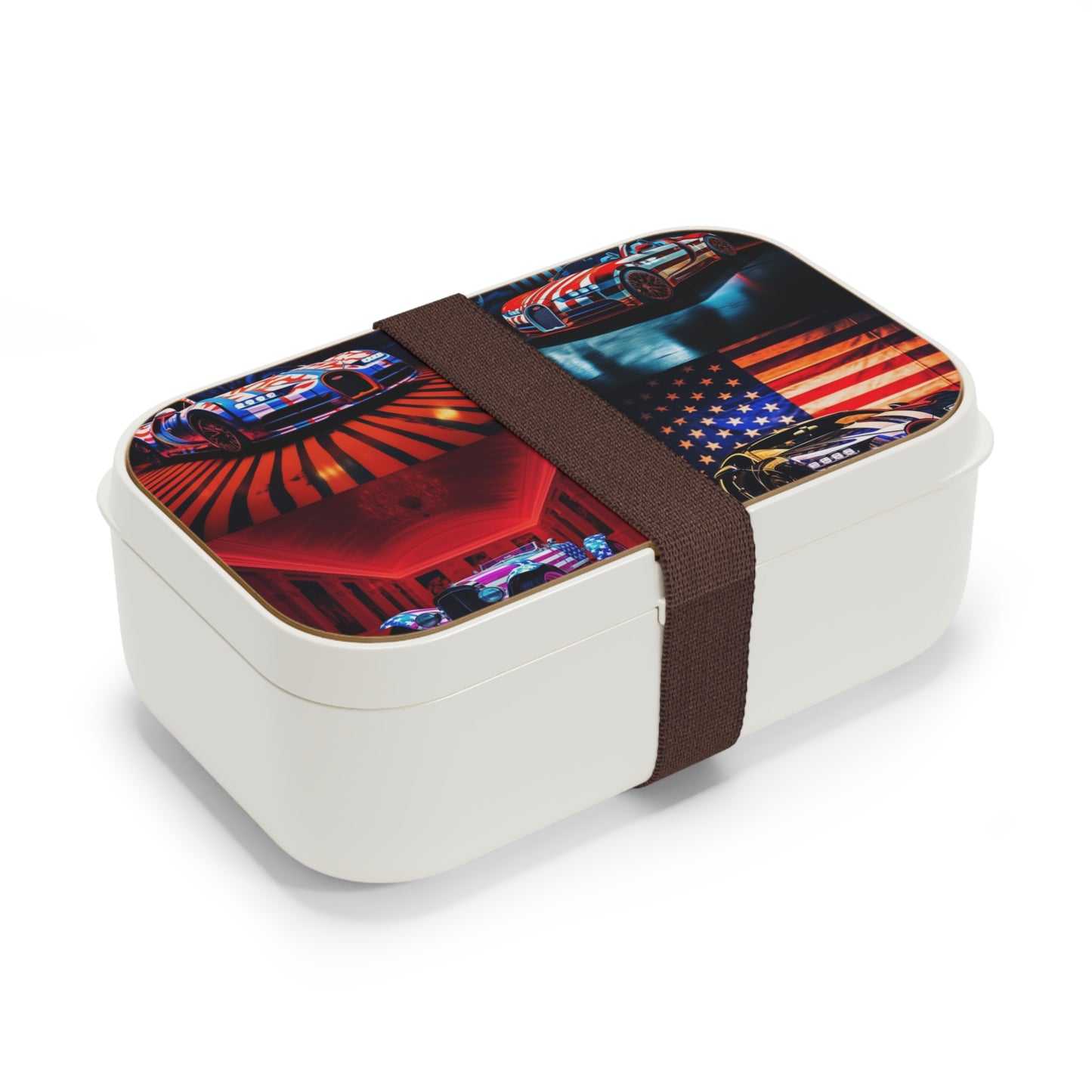 Bento Lunch Box Macro Bugatti American Flag 5