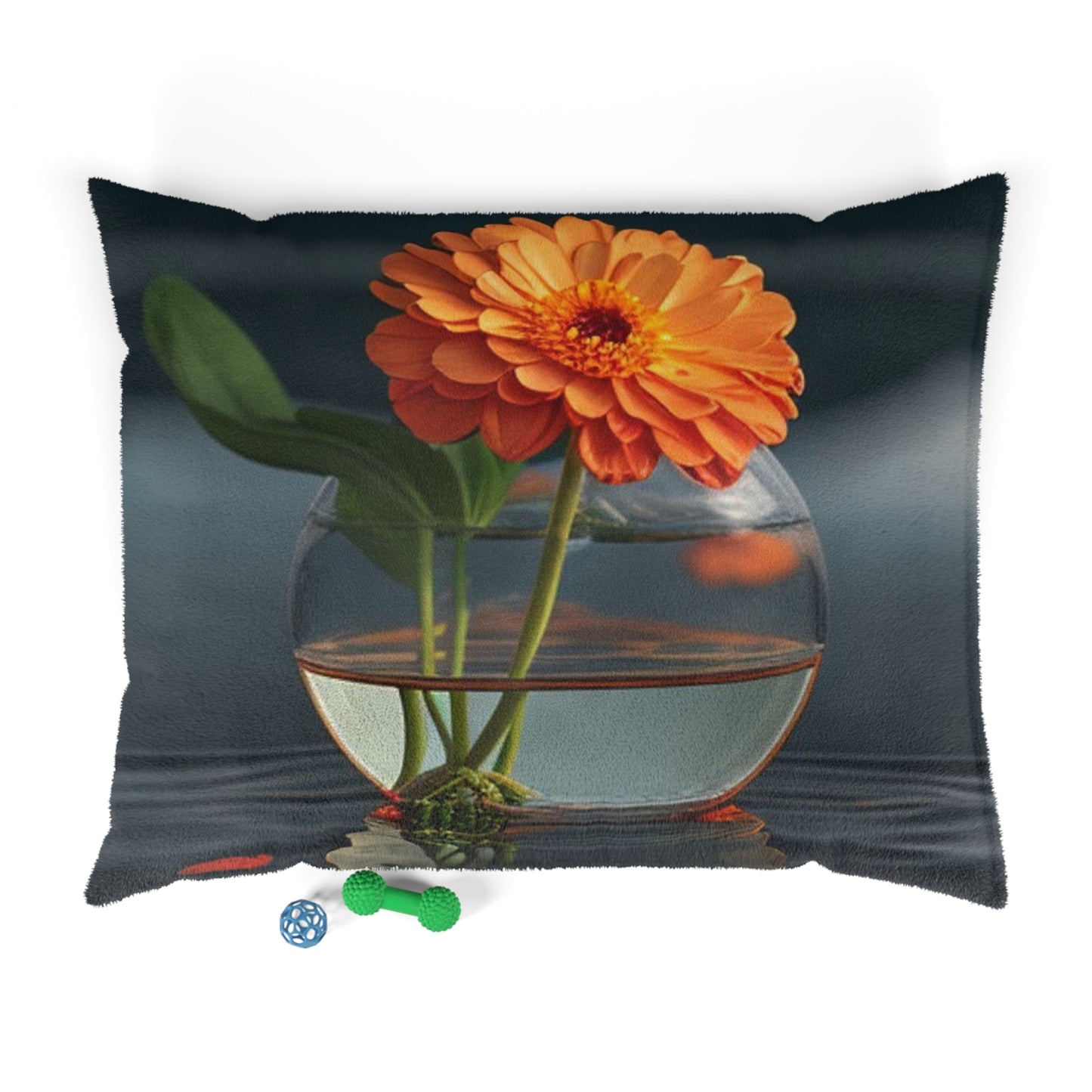Pet Bed Orange Zinnia 2