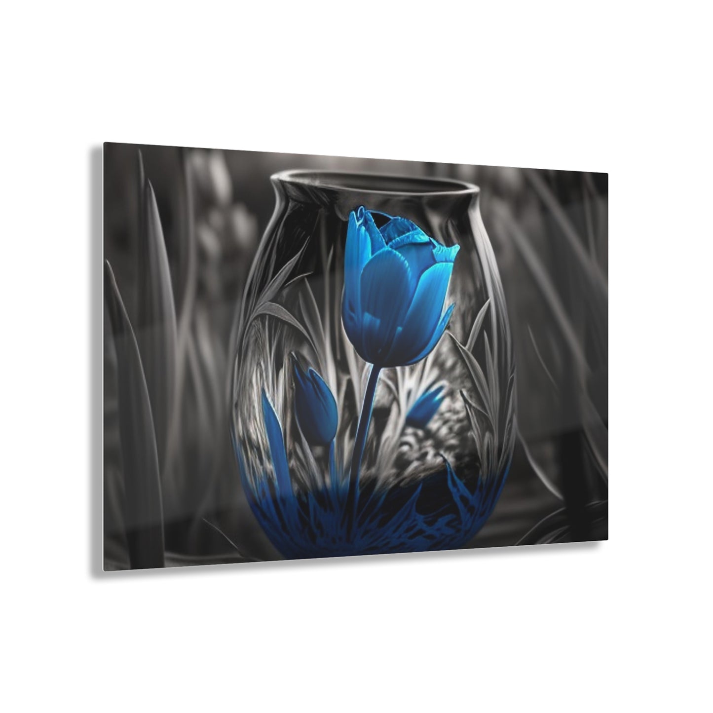 Acrylic Prints Tulip Blue 3