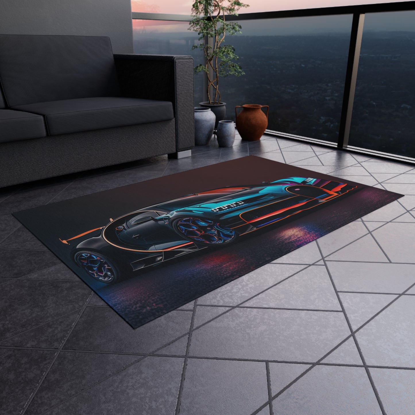 Outdoor Rug  Bugatti Chiron Super 1