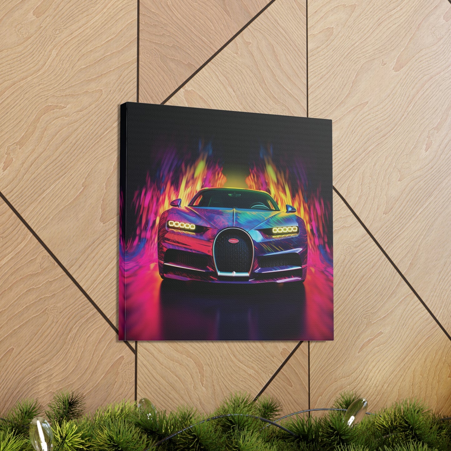 Canvas Gallery Wraps Florescent Bugatti Flair 3