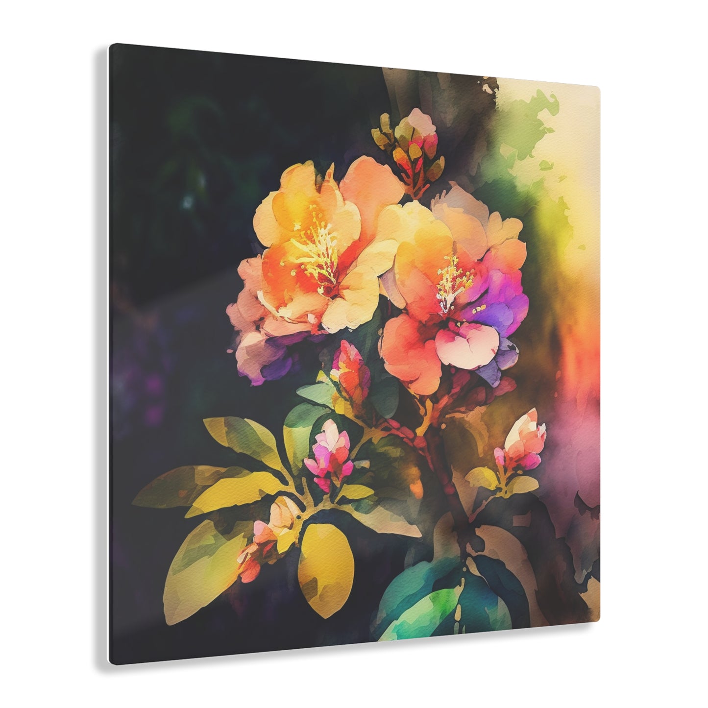 Acrylic Prints Bright Spring Flowers 2